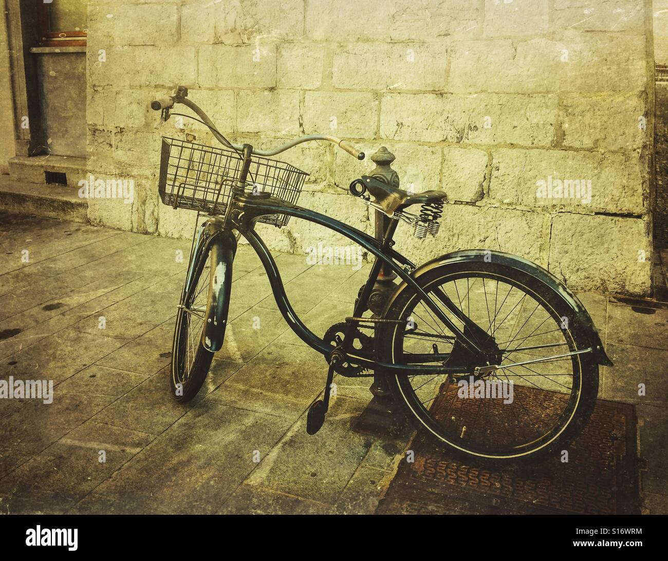 Old bicycle - Smartphone Captured Stock Image