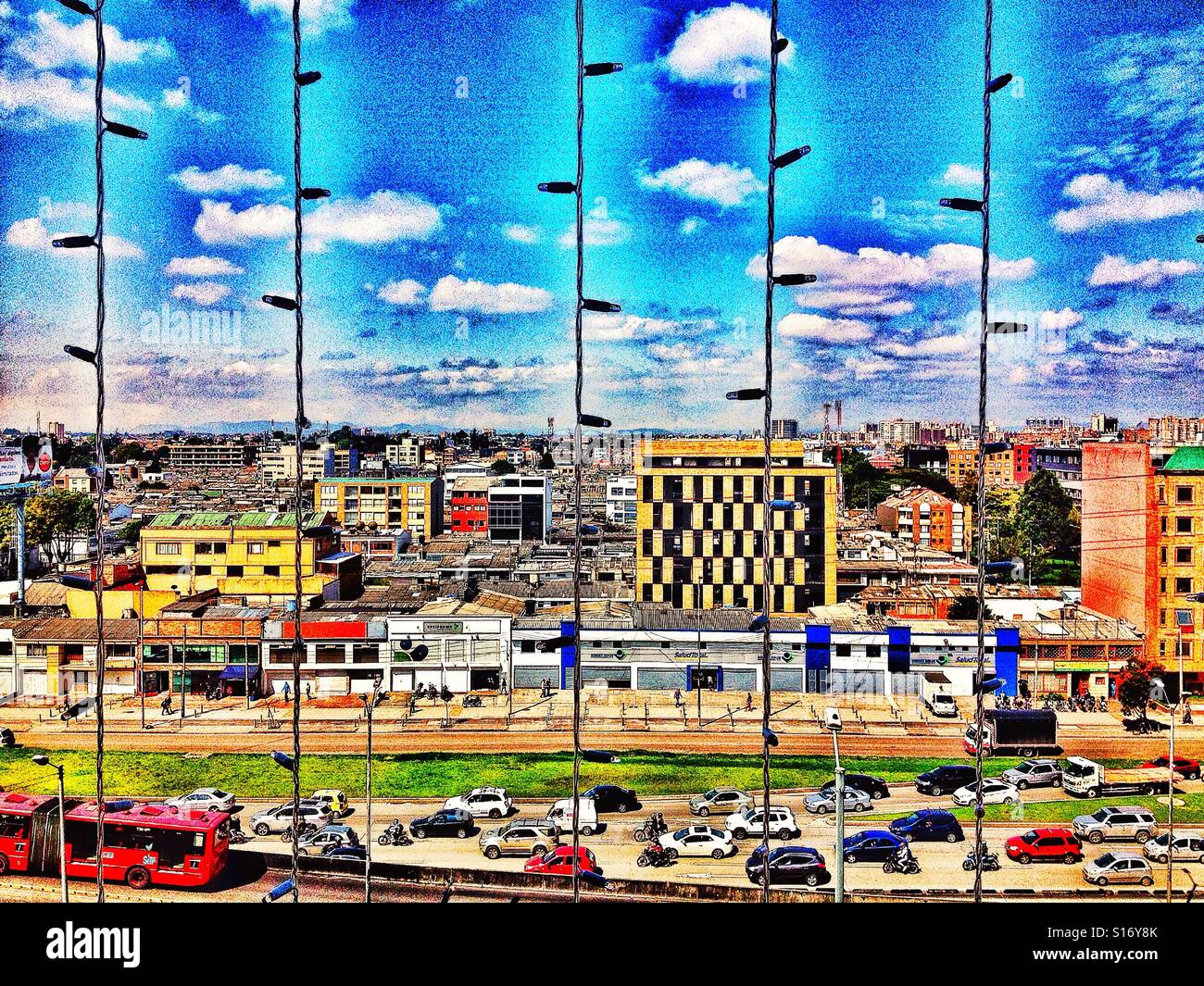 Bogotá, Colombia - Smartphone Captured Stock Image