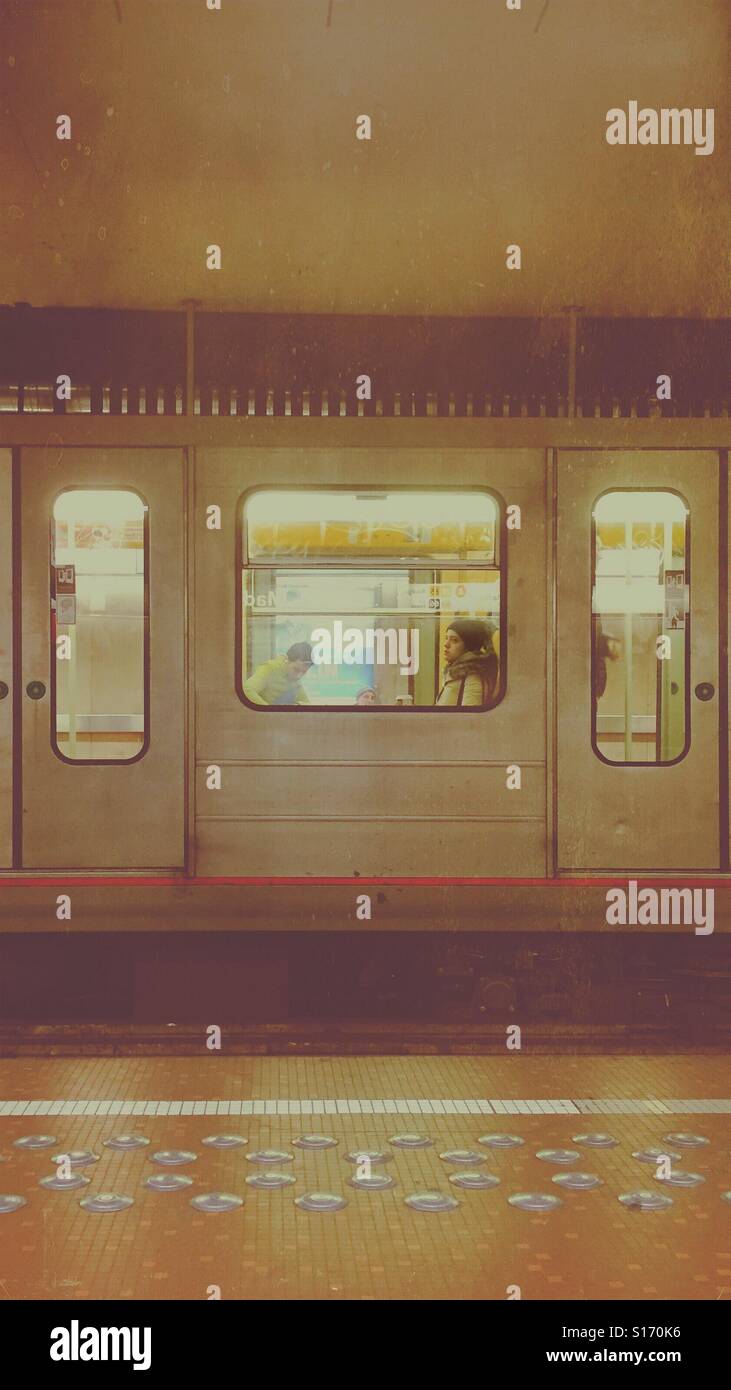 Commuter - Smartphone Captured Stock Image