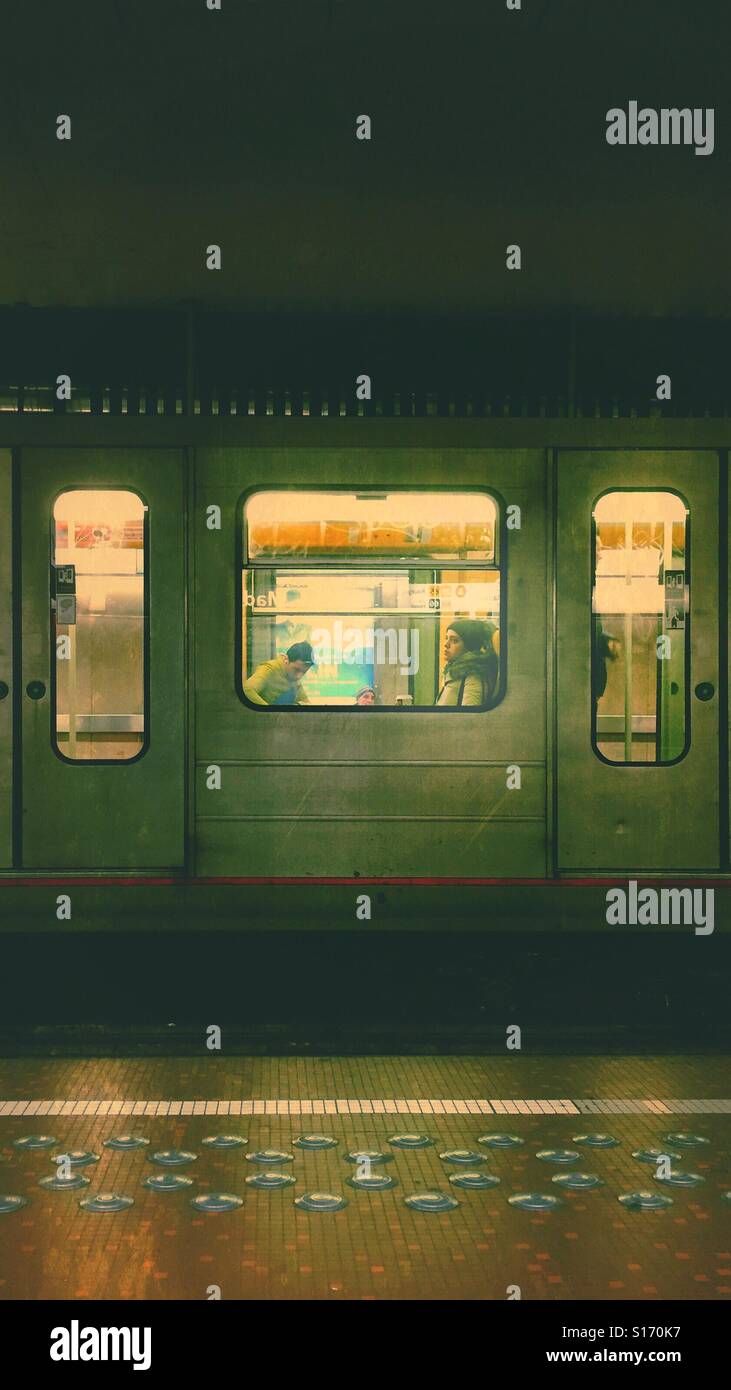 Commuter - Smartphone Captured Stock Image