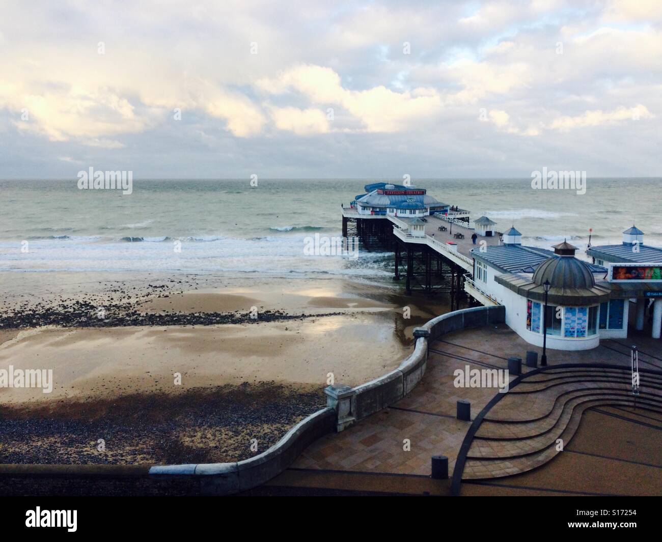 A cold windy October day in Cromer Stock Photo Alamy
