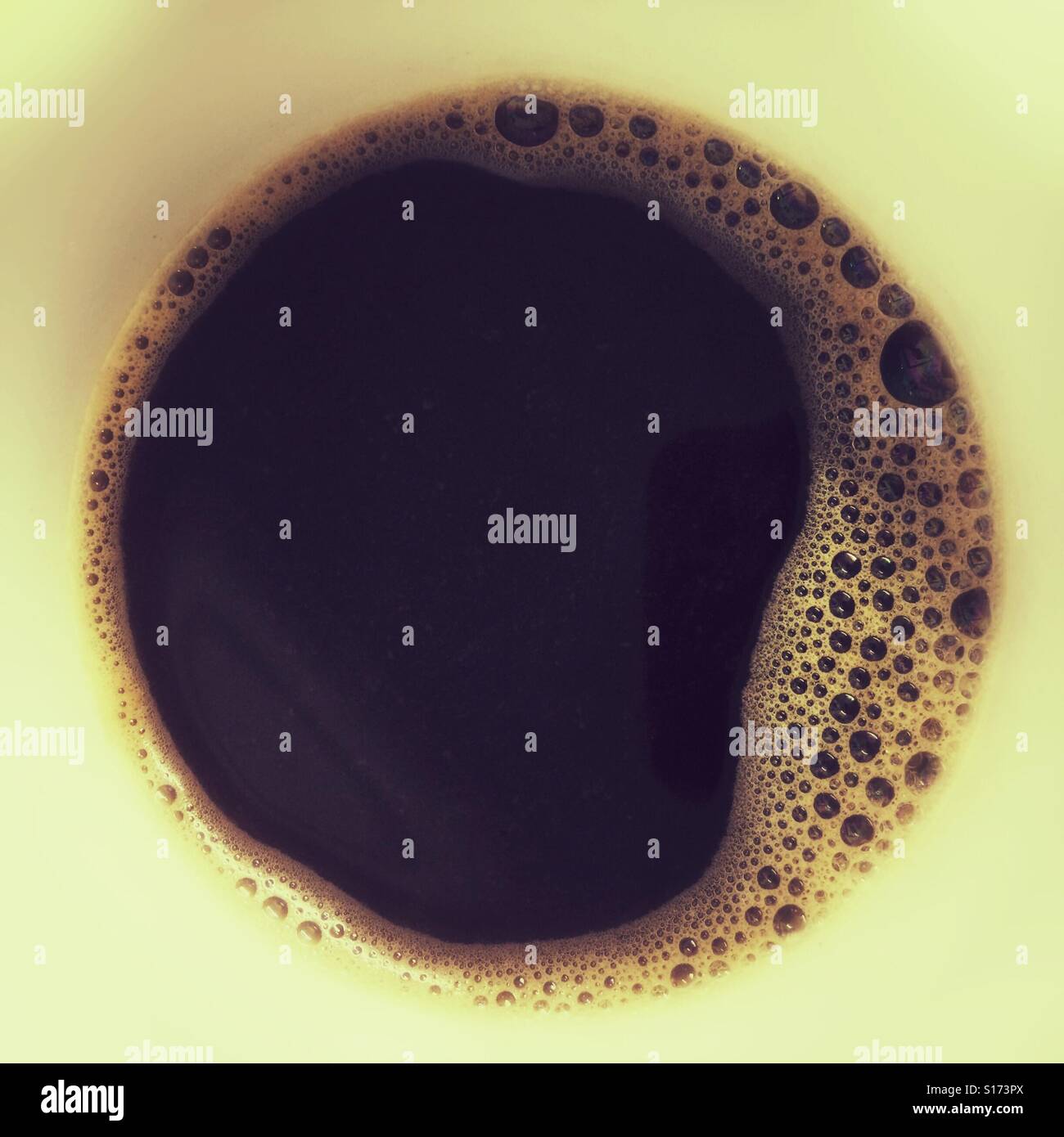 Black coffee - Smartphone Captured Stock Image