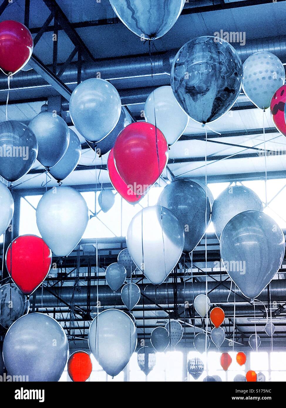 Party balloons - Smartphone Captured Stock Image