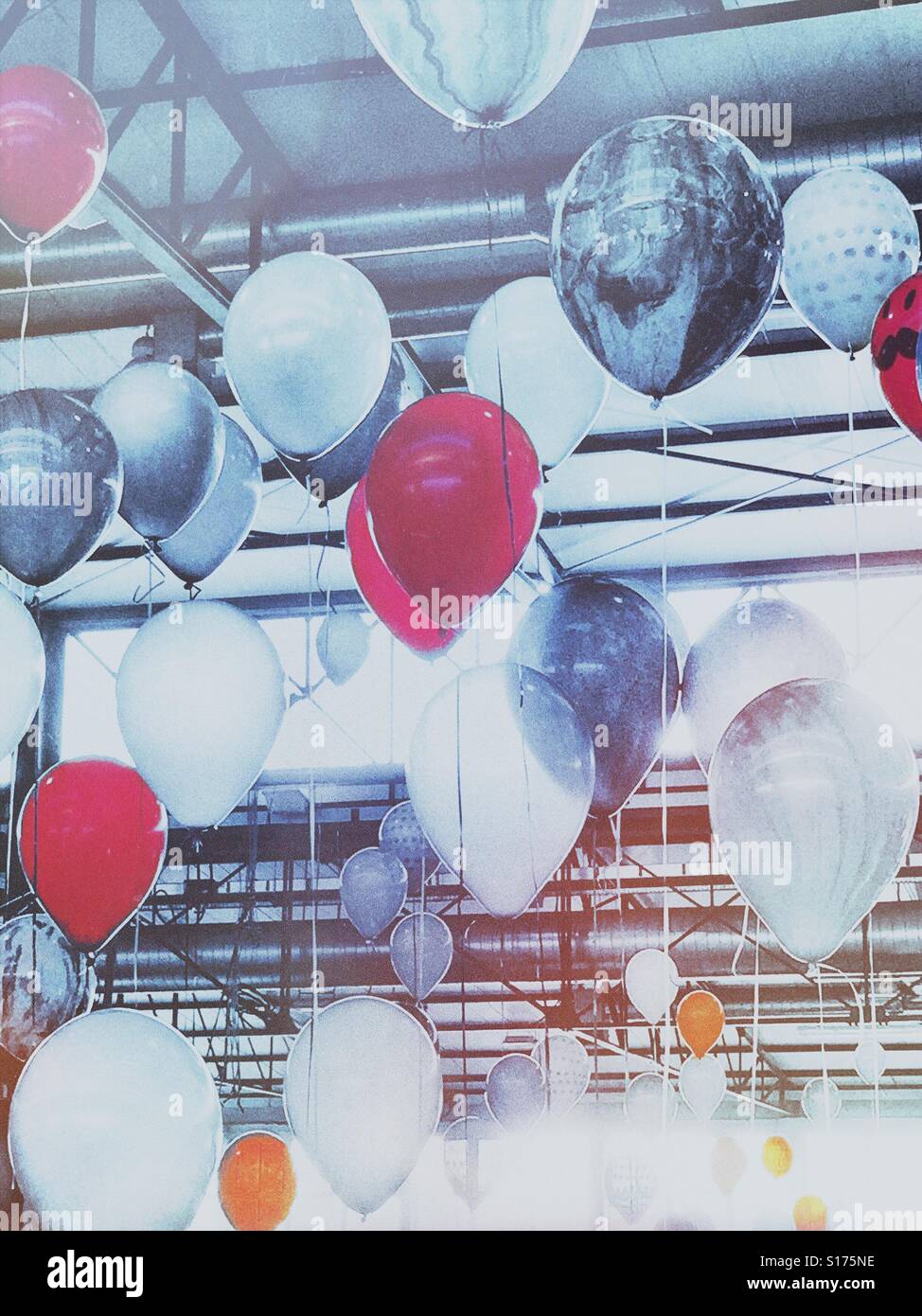 Party balloons - Smartphone Captured Stock Image