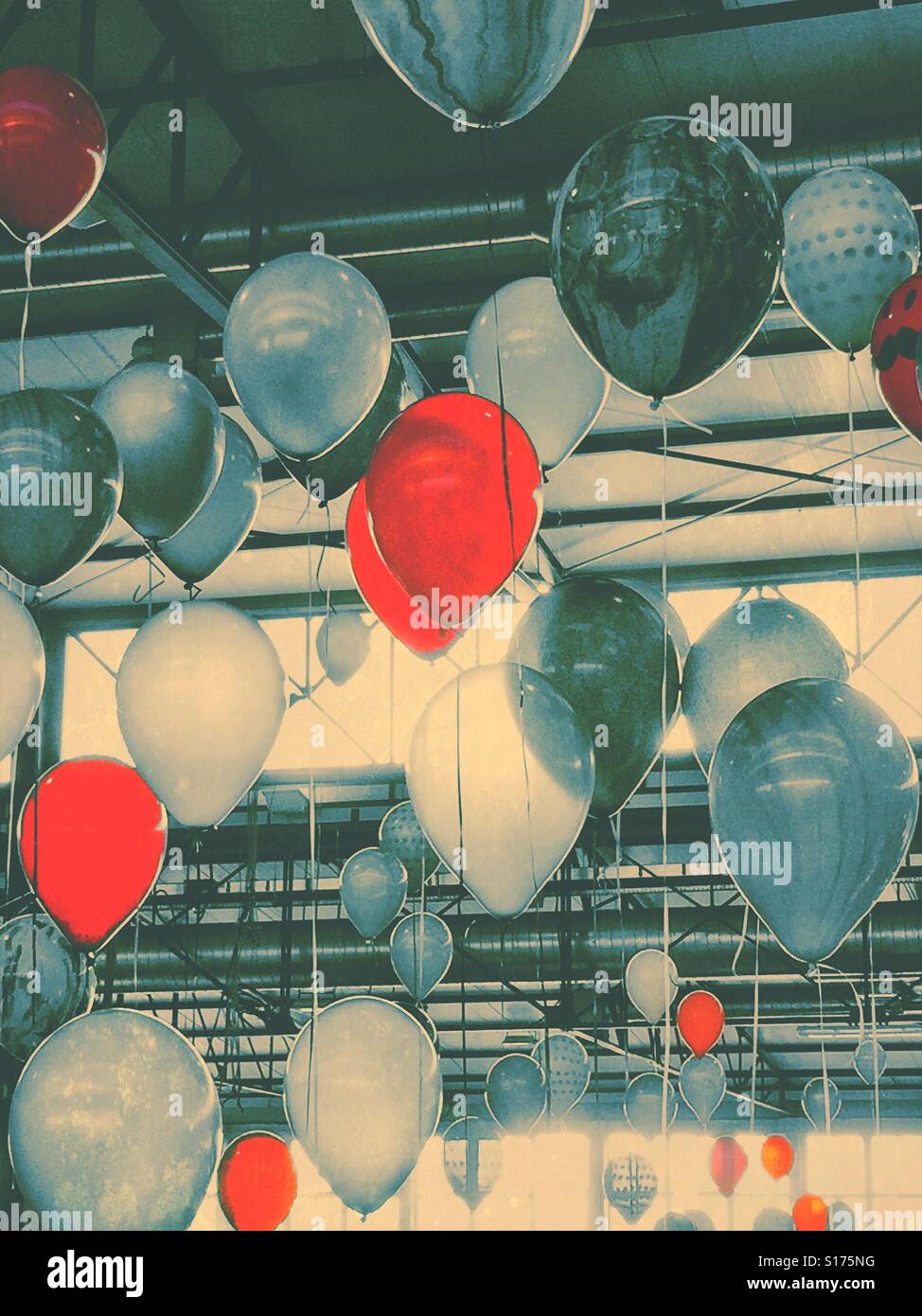 Party balloons - Smartphone Captured Stock Image