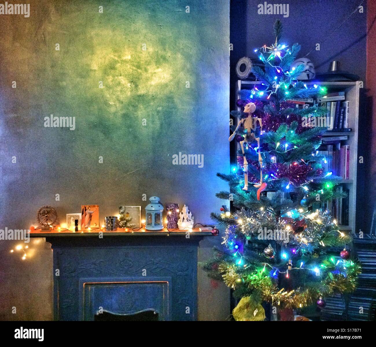 Alternative Christmas tree Stock Photo