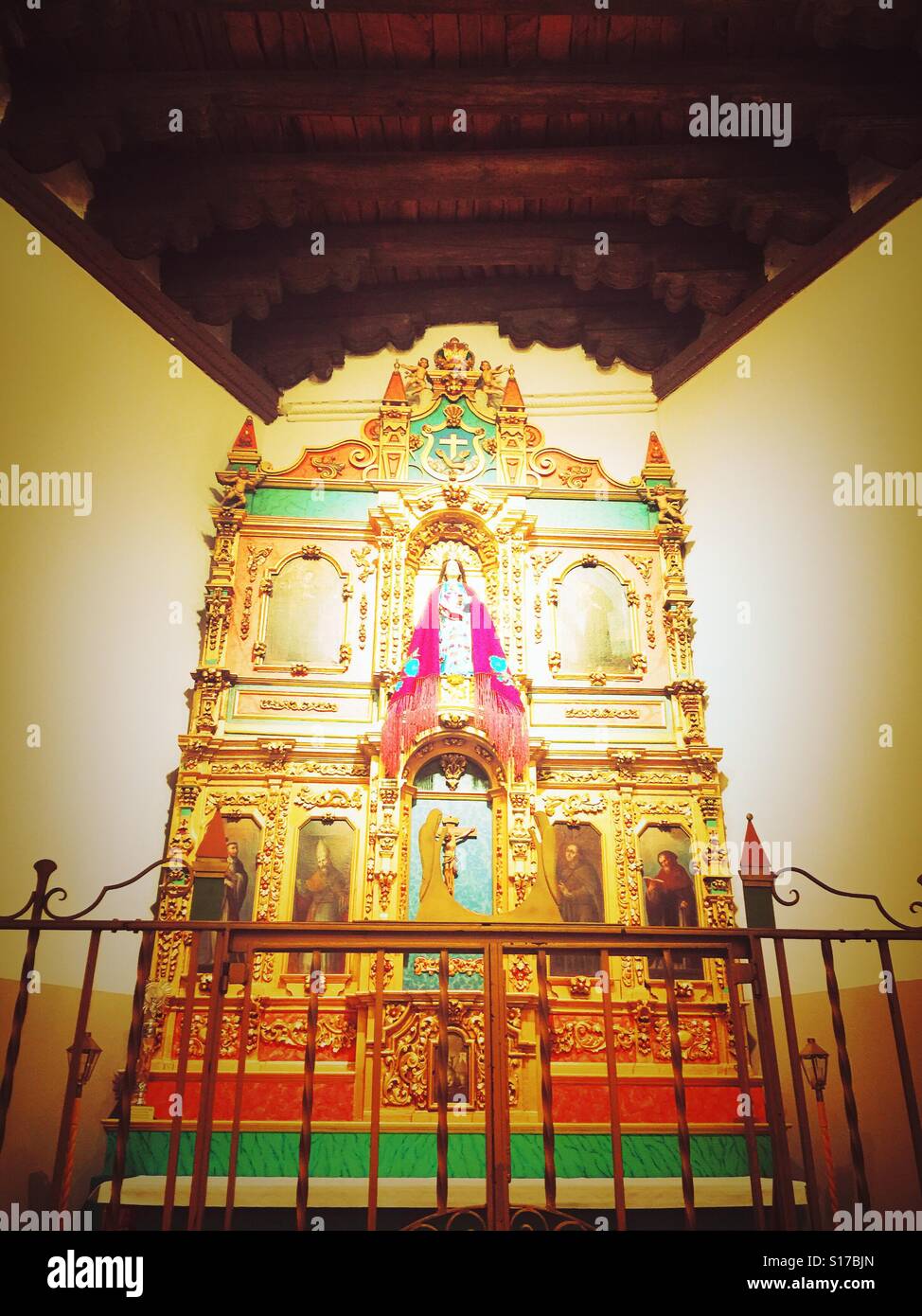 Cathedral Basilica St Francis Santa Fe Stock Photo Alamy