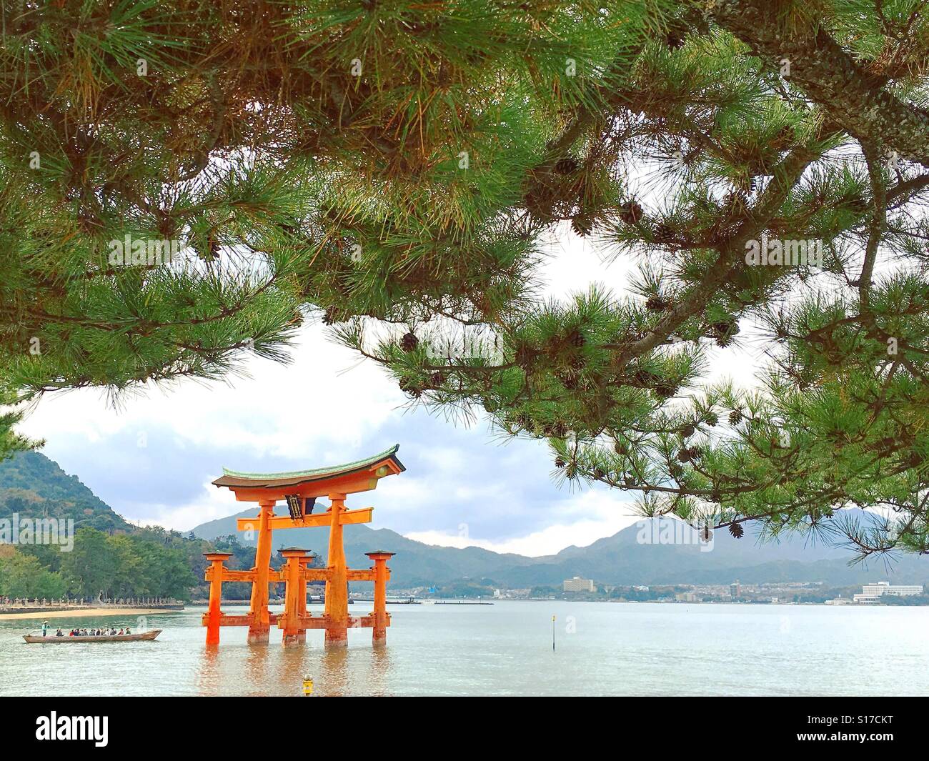Itsukushima shrine, Miyajima island, Japan Stock Photo