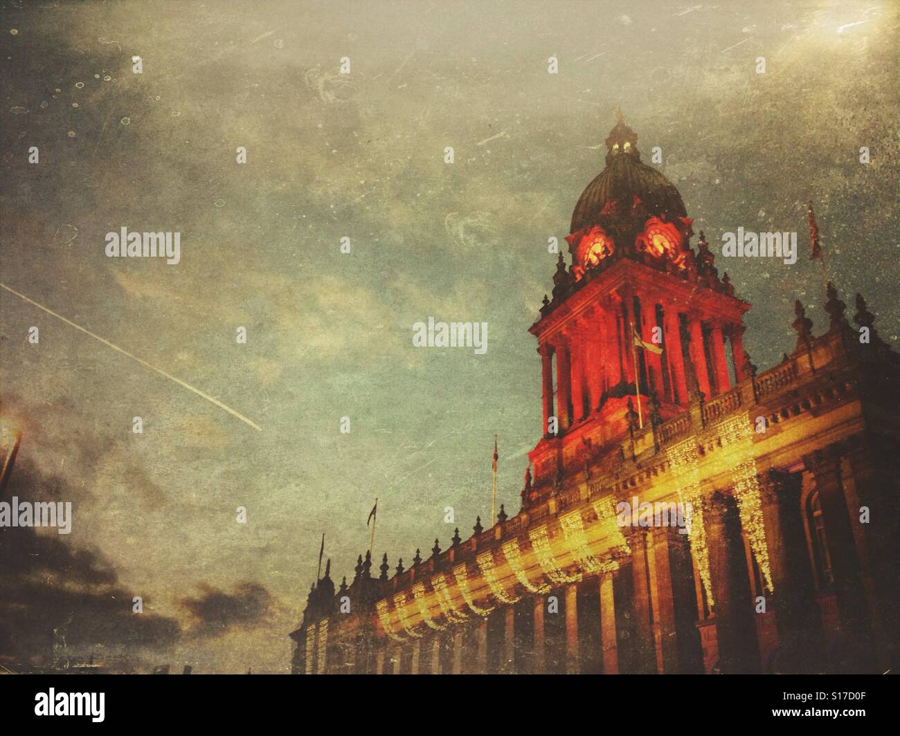 Leeds town hall - Smartphone Captured Stock Image