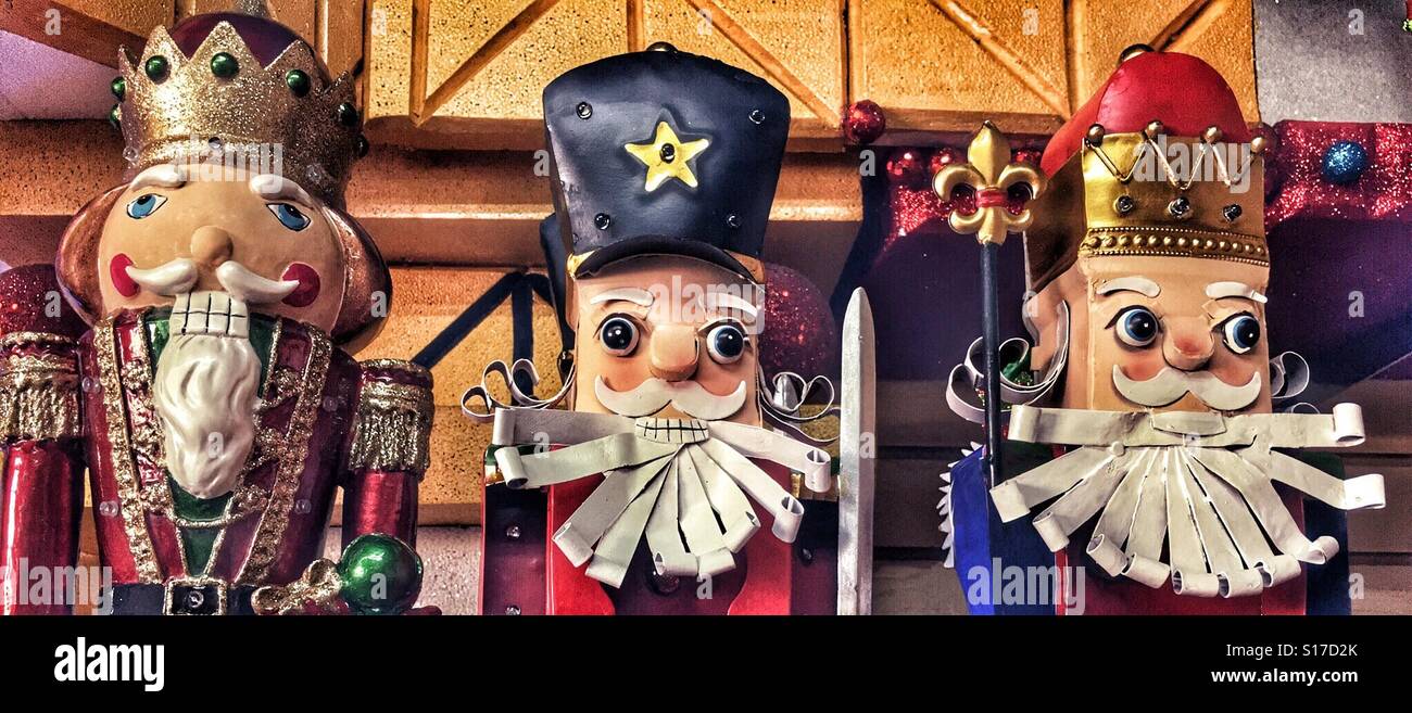 Christmas toy soldiers Stock Photo