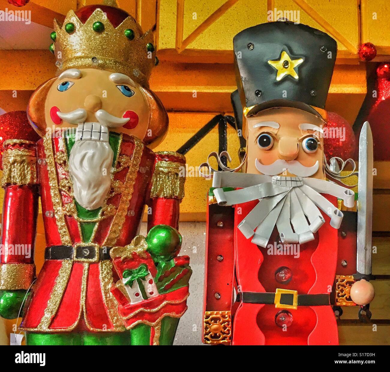 Christmas toy soldiers Stock Photo