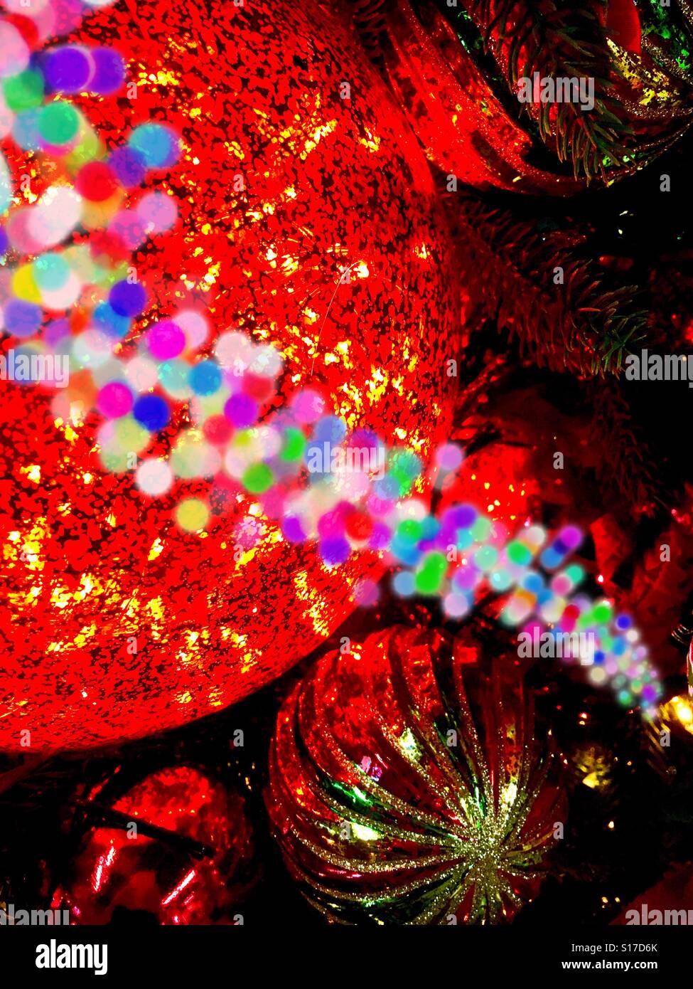 Christmas ornaments - Smartphone Captured Stock Image