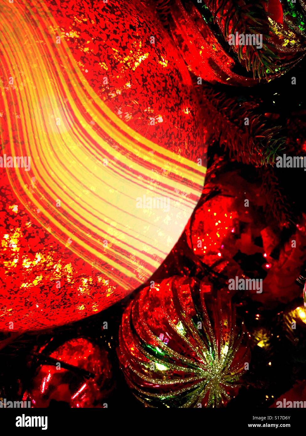 Christmas ornaments - Smartphone Captured Stock Image