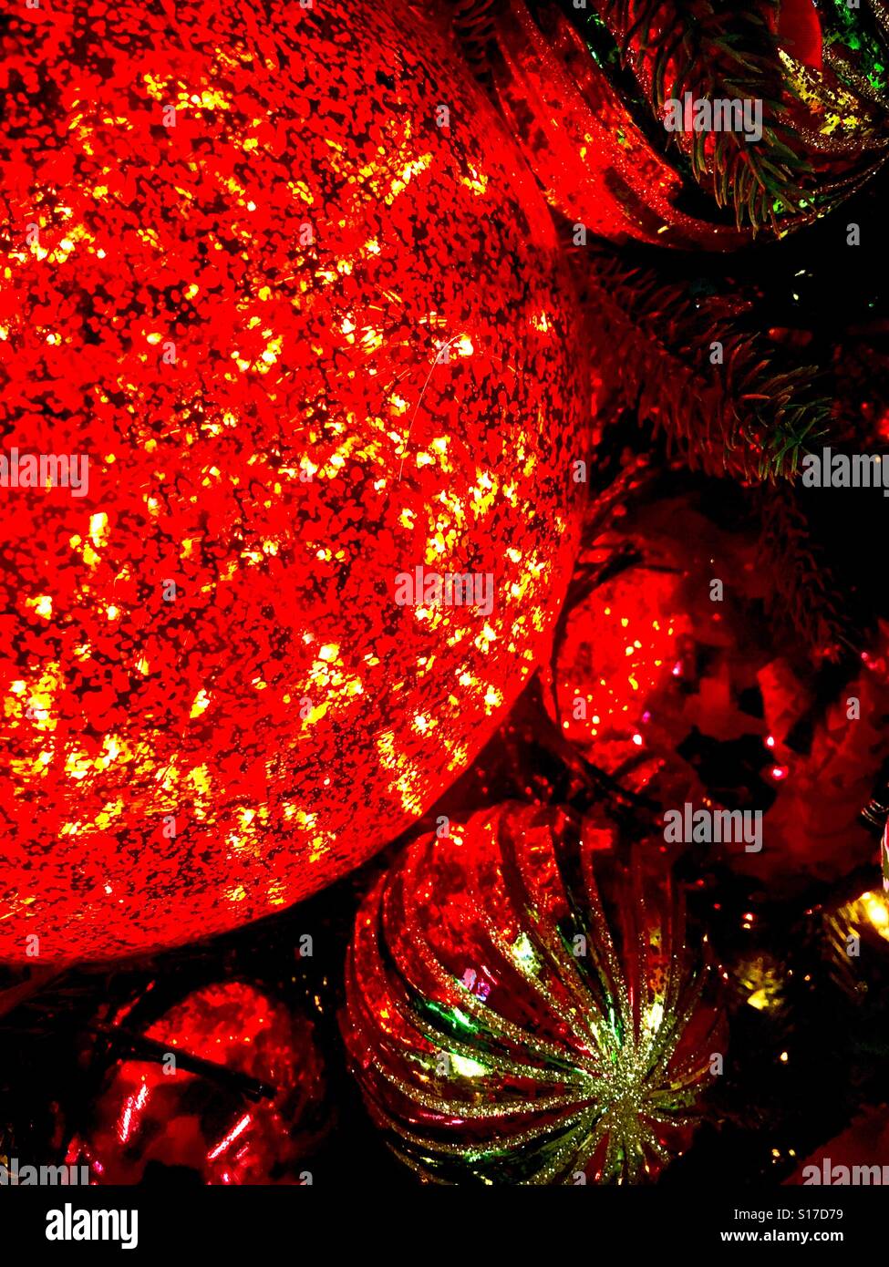 Christmas ornaments - Smartphone Captured Stock Image