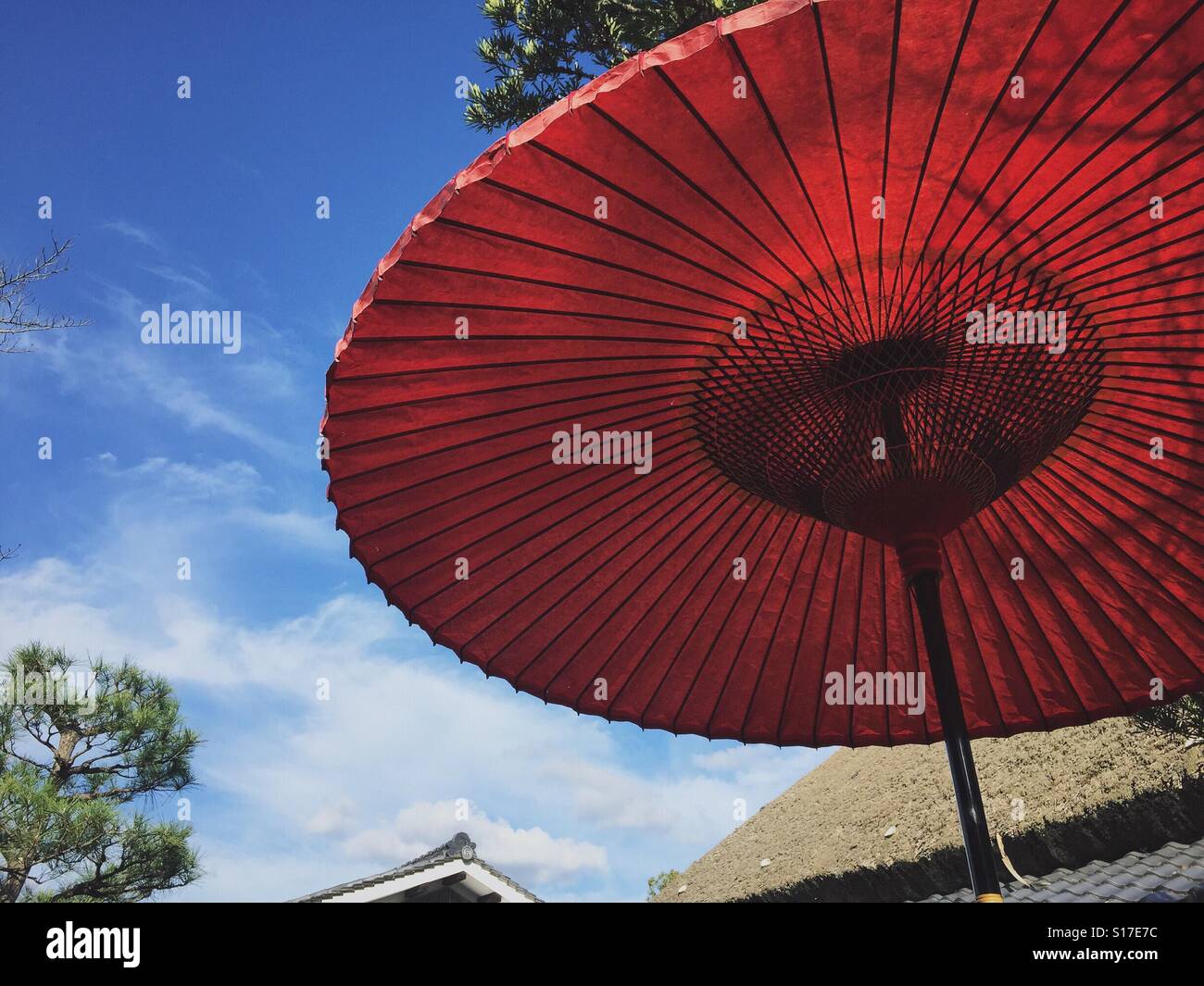 Japan paper umbrella Stock Photo Alamy