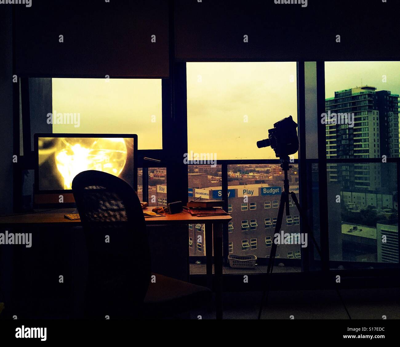 Shooting film indoor Stock Photo Alamy