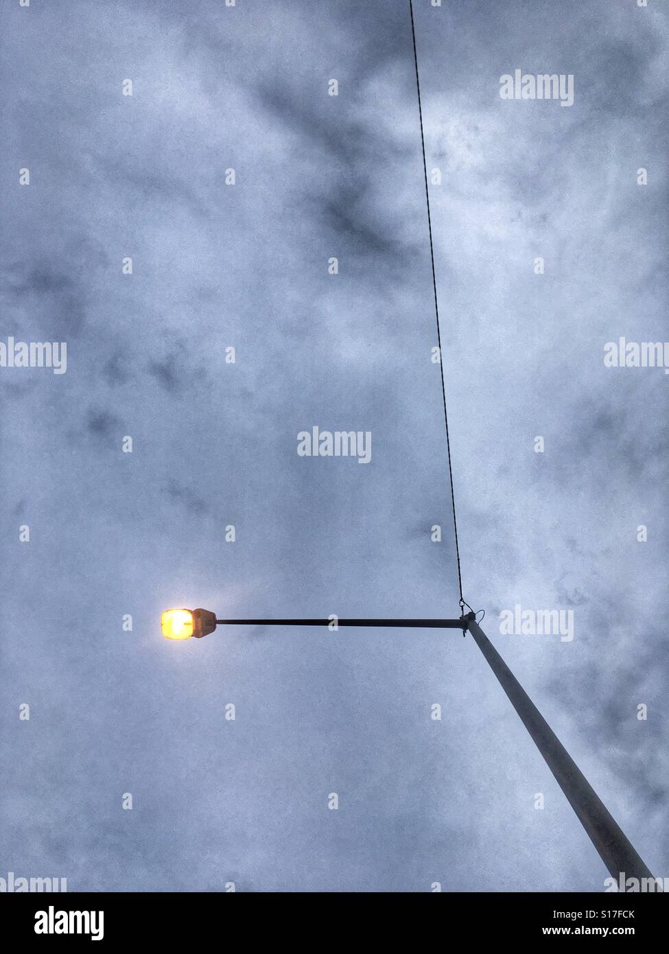 Street lamp. - Smartphone Captured Stock Image