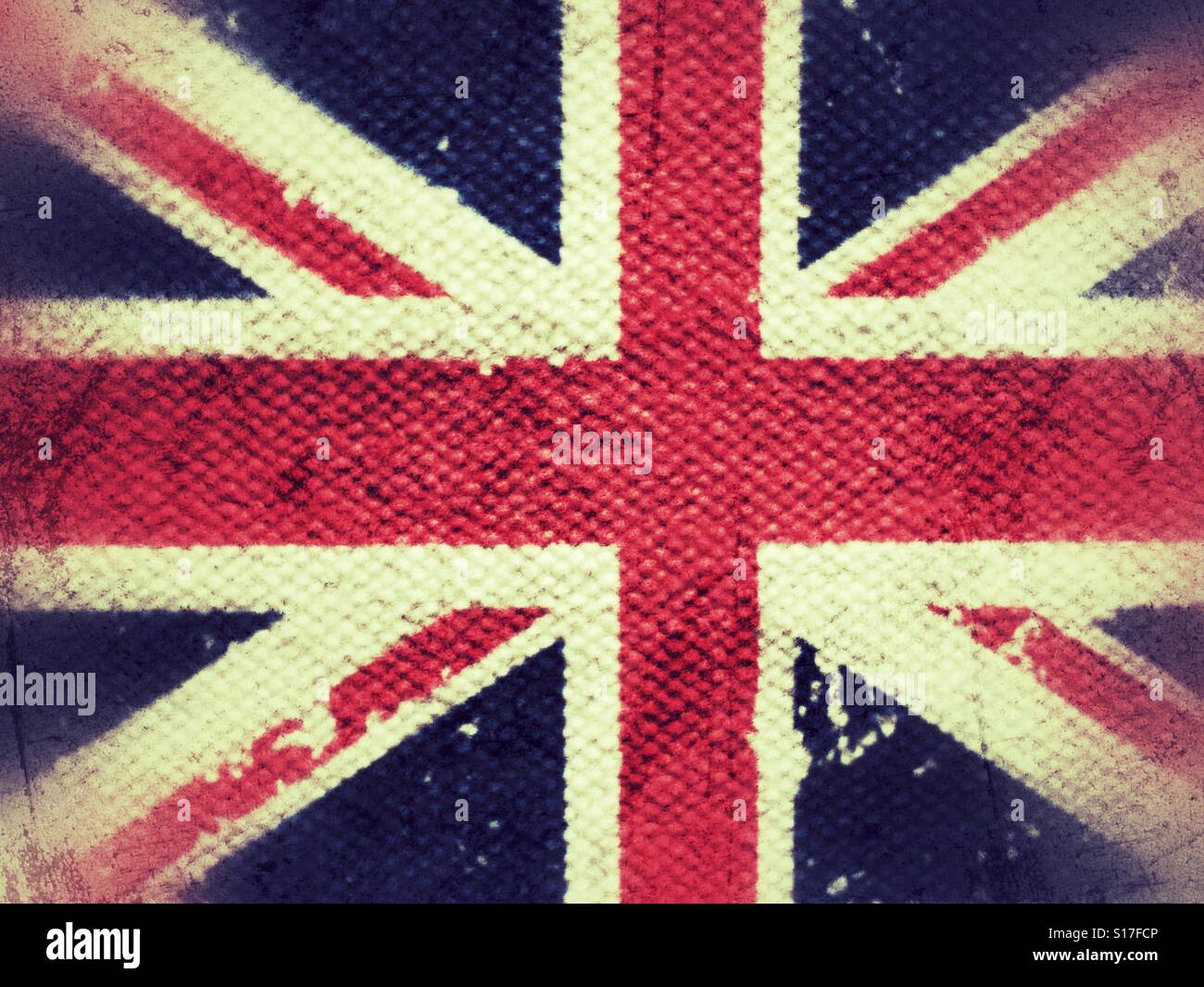 Union Jack - Smartphone Captured Stock Image