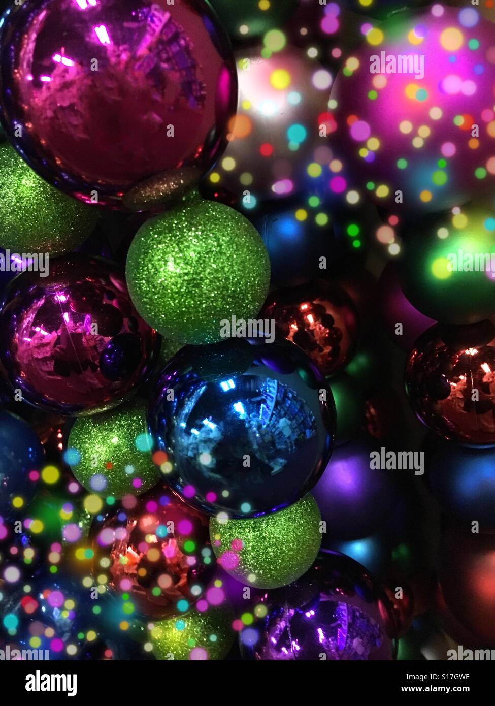 Christmas ornaments - Smartphone Captured Stock Image