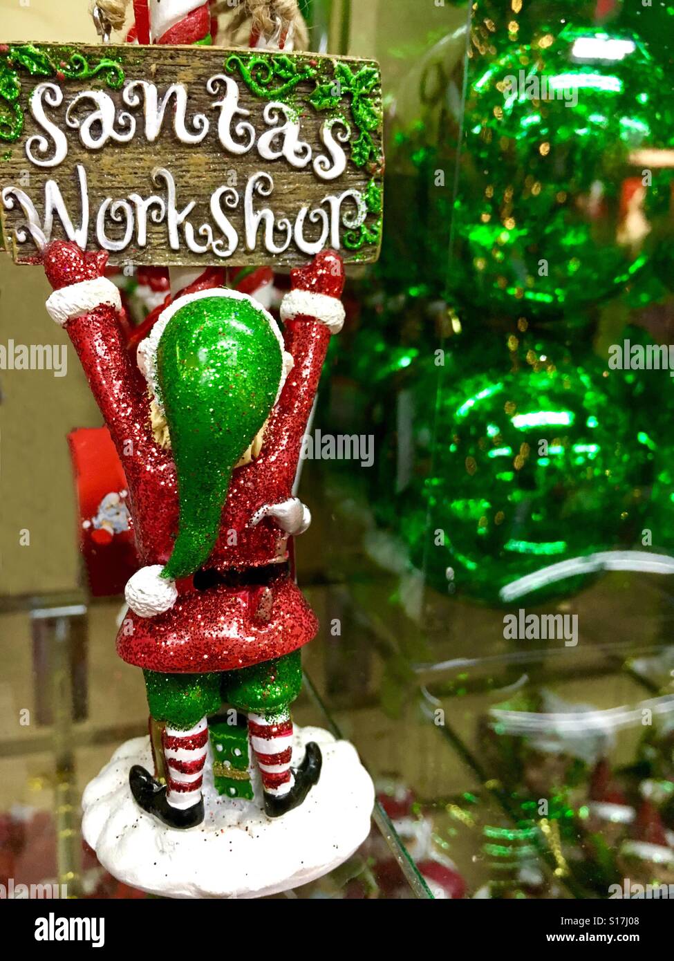 Santa's Workshop - Smartphone Captured Stock Image