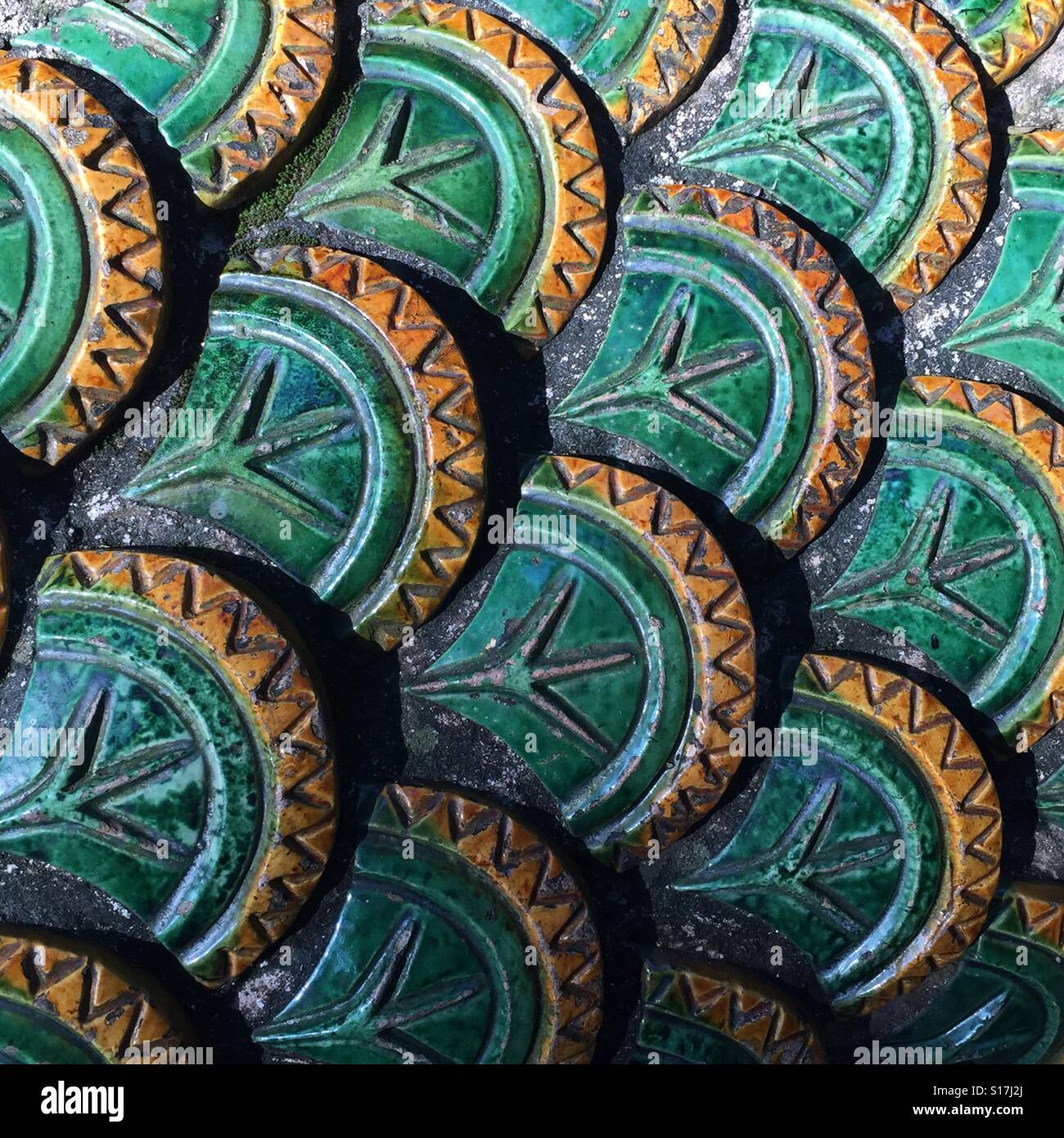 Thai craft Dragon scales Stock Photo Alamy