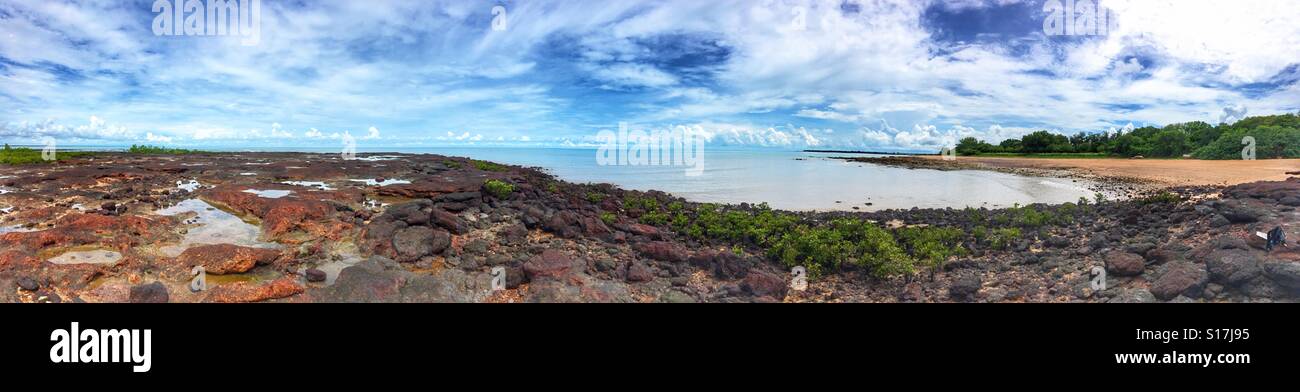 Panorama of East Point Reserve in Darwin, Northern Territory, Australia. - Smartphone Captured Stock Image