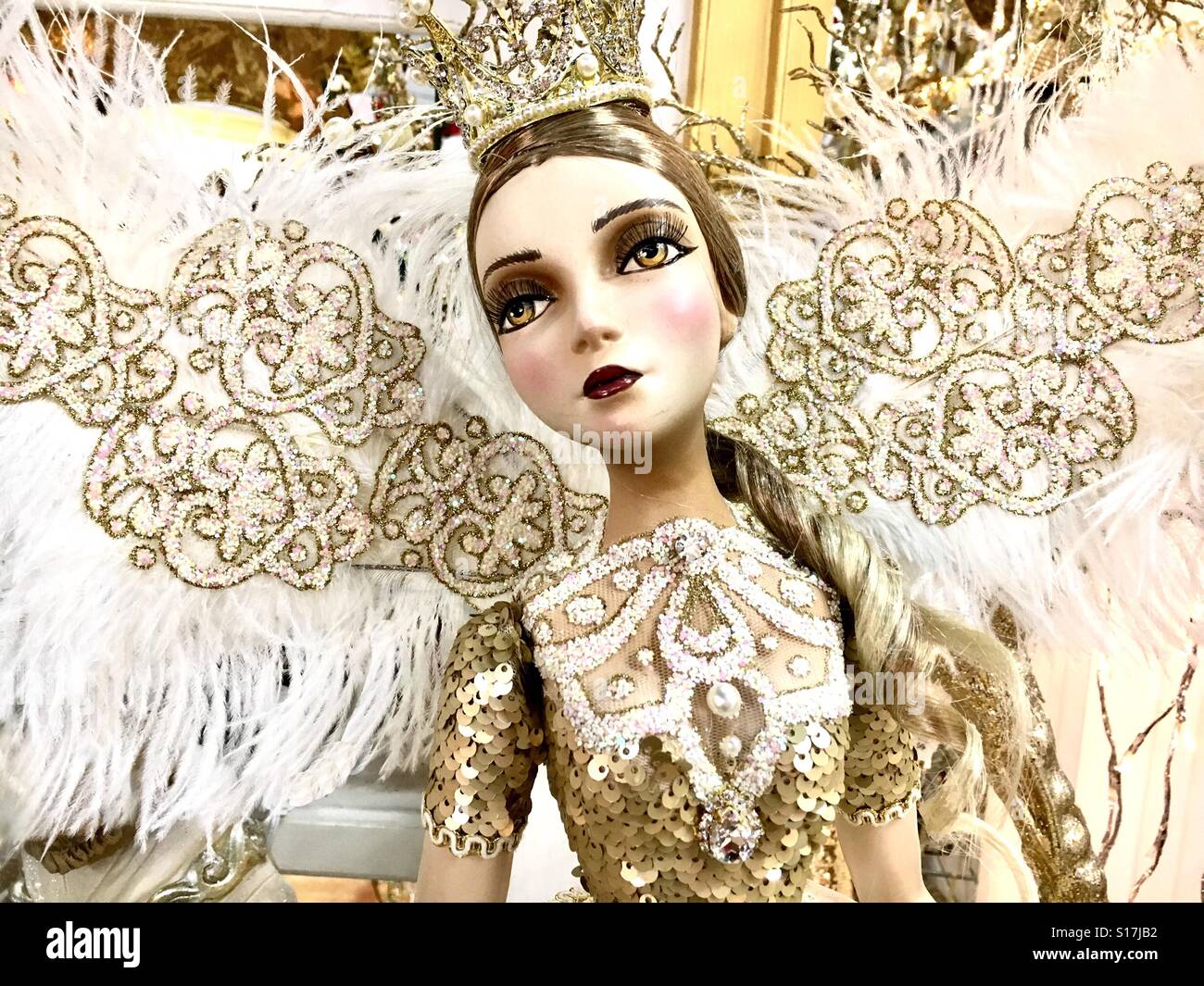 Christmas fairy - Smartphone Captured Stock Image