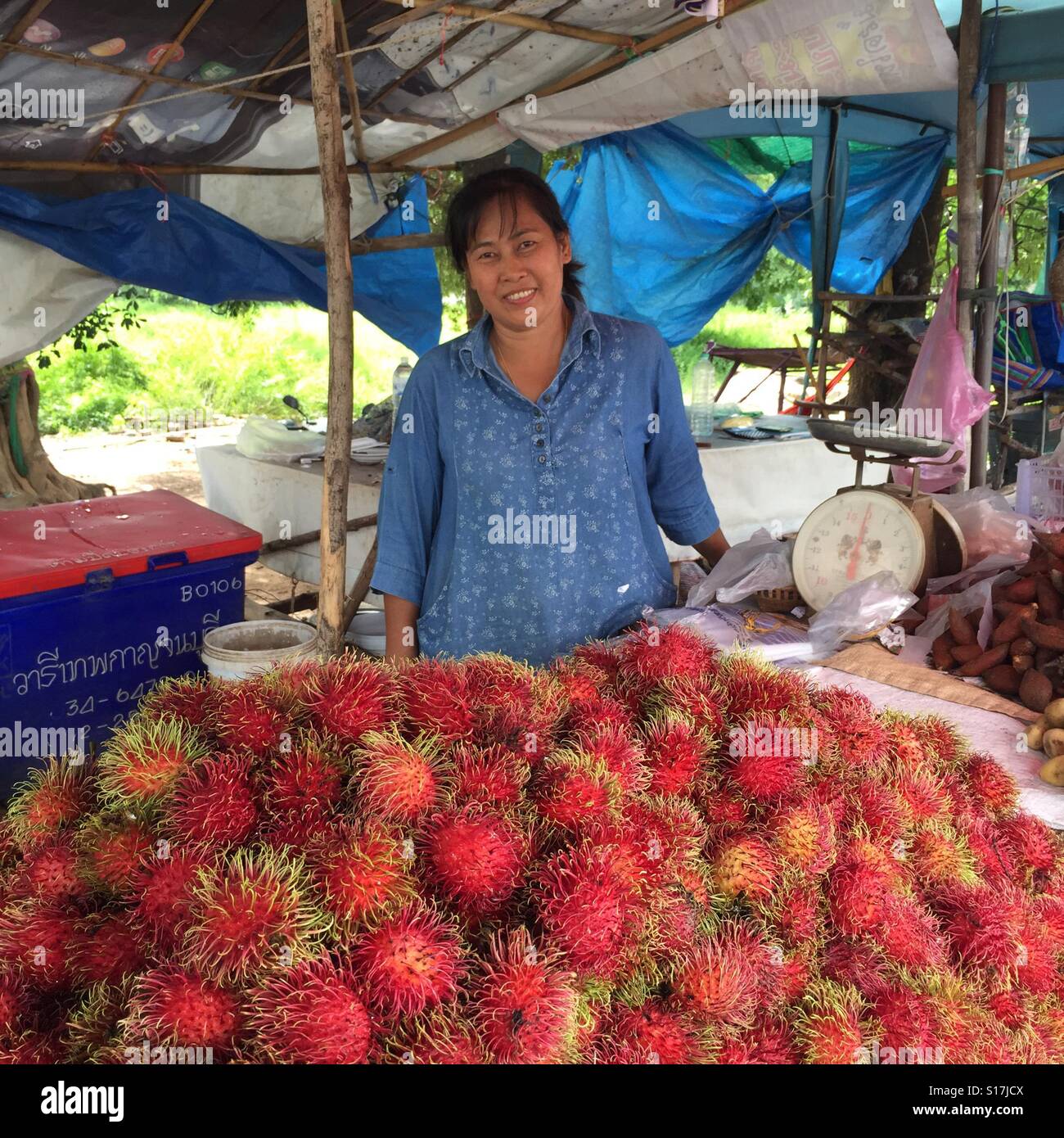 Rambutan fruit thailand hi-res stock photography and images - Alamy