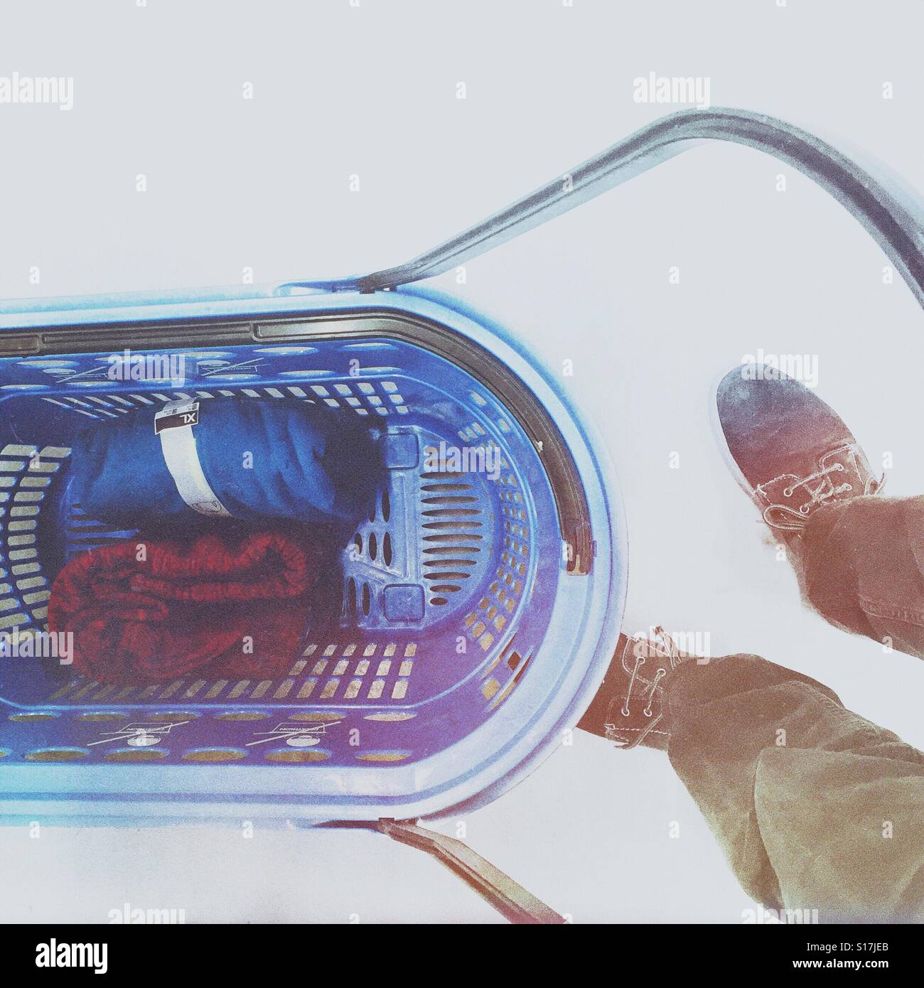 Shopping for outdoor gear - Smartphone Captured Stock Image