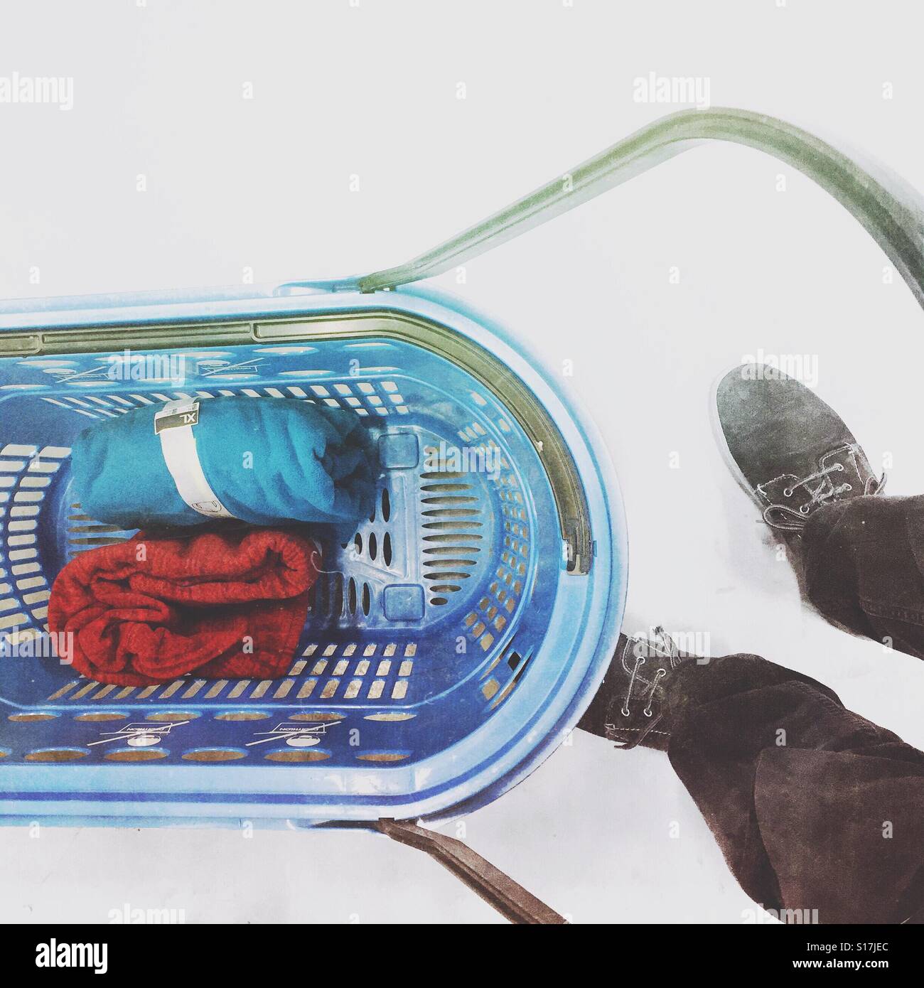 Shopping for outdoor gear - Smartphone Captured Stock Image