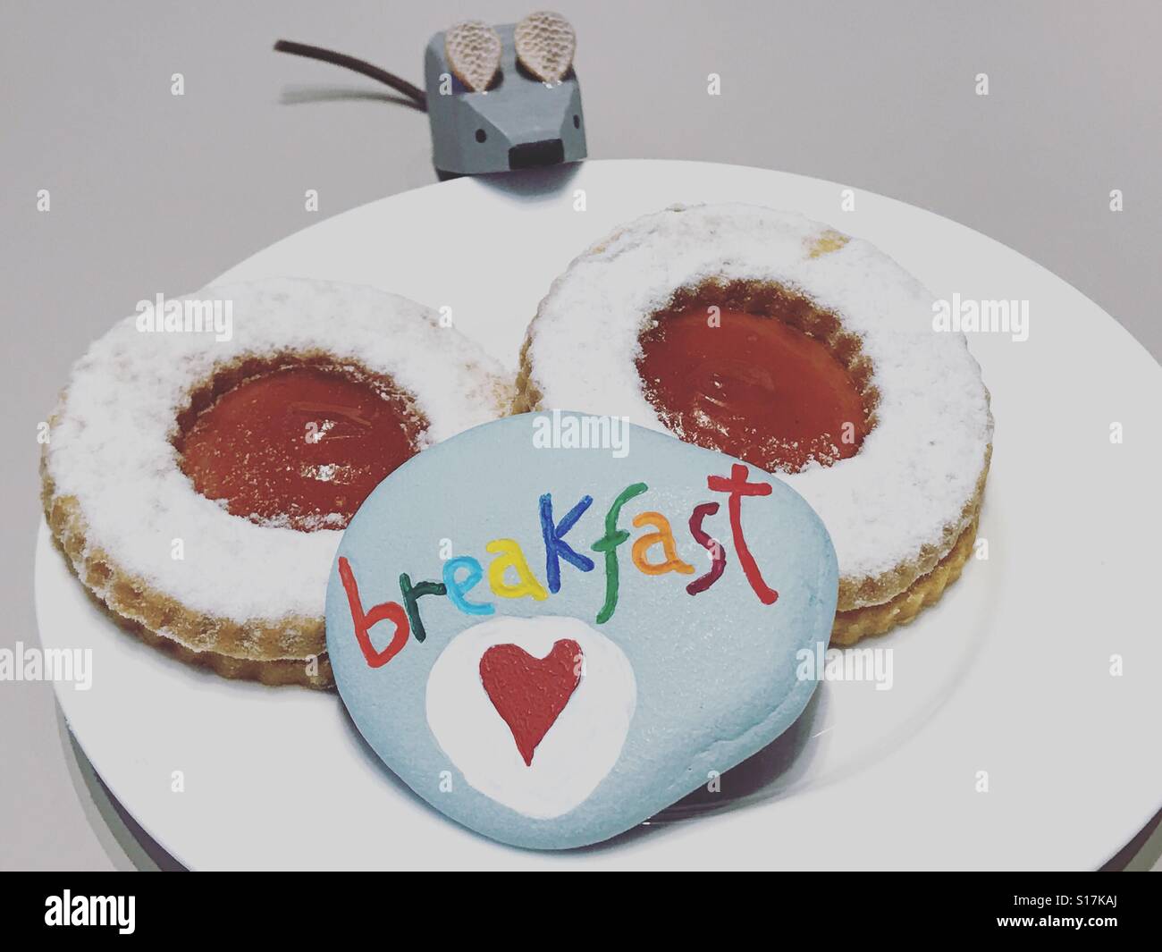 Breakfast time - Smartphone Captured Stock Image