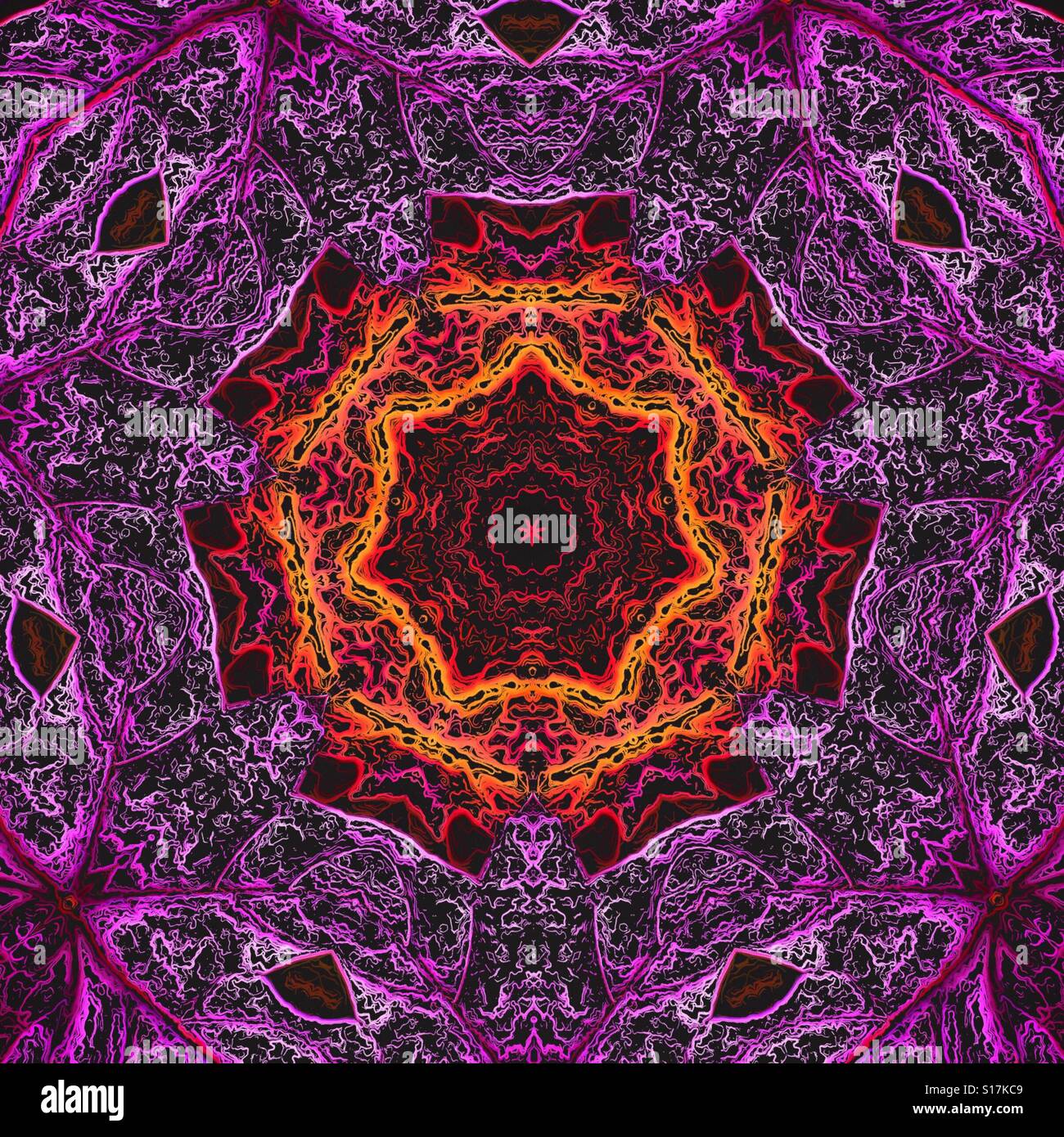 Colorful kaleidoscope pattern design hi-res stock photography and ...