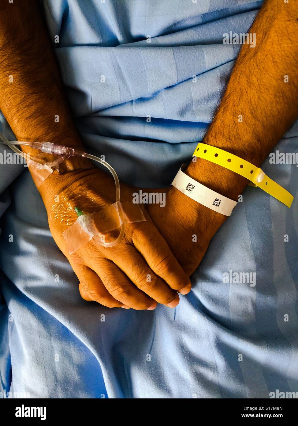 Hospital bed 2 - Smartphone Captured Stock Image