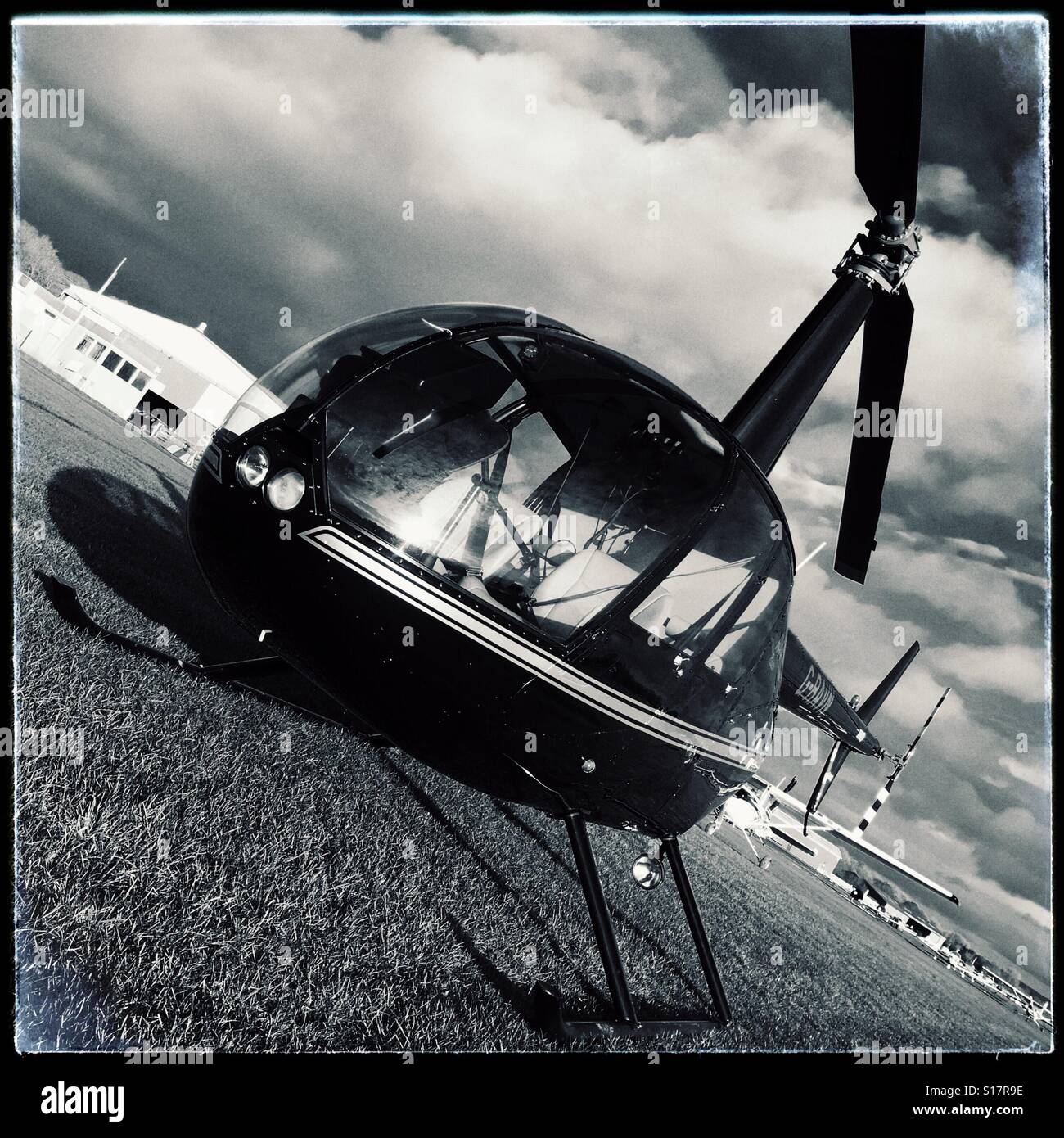 Robinson R44 helicopter Stock Photo - Alamy