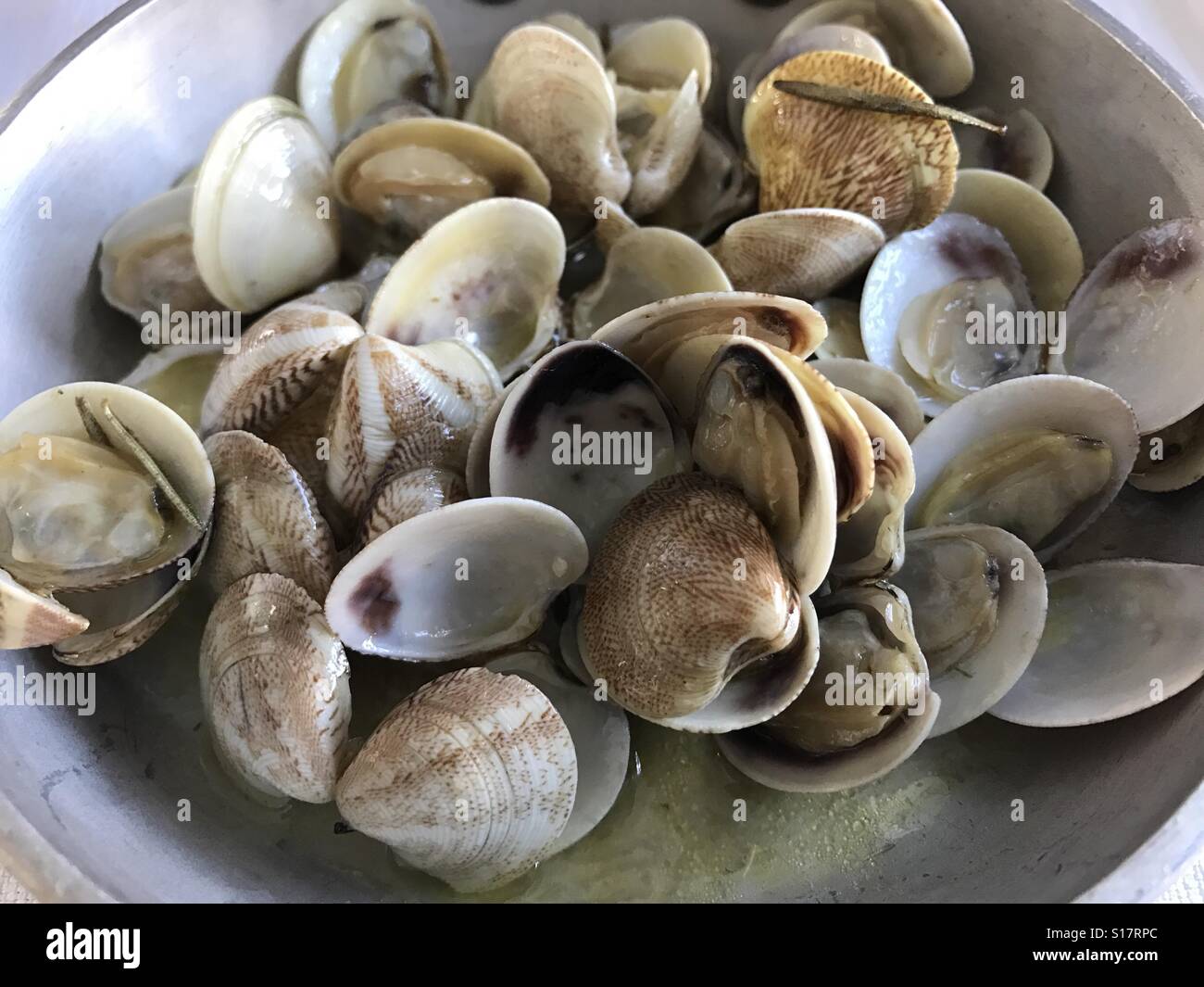 Clams for lunch Stock Photo