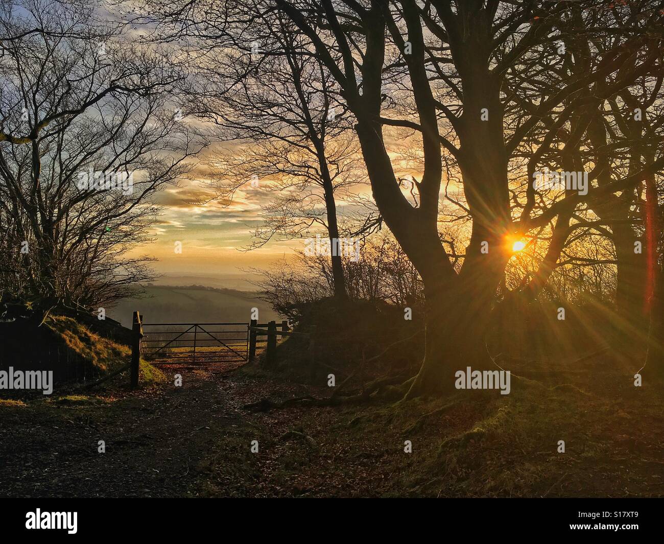 Exmoor sunset hi-res stock photography and images - Alamy