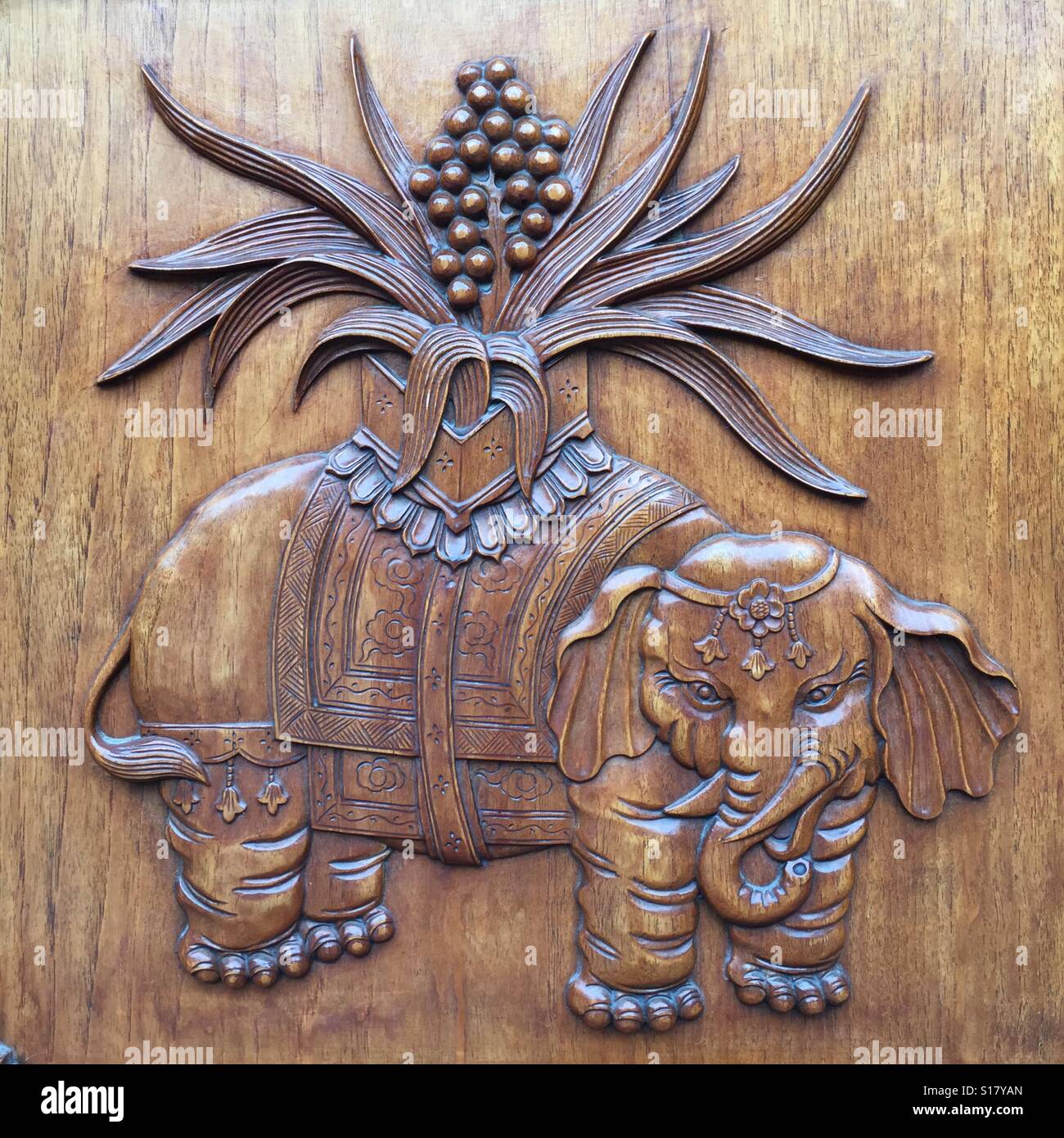 Elephant Wooden Door High Resolution Stock Photography And Images Alamy