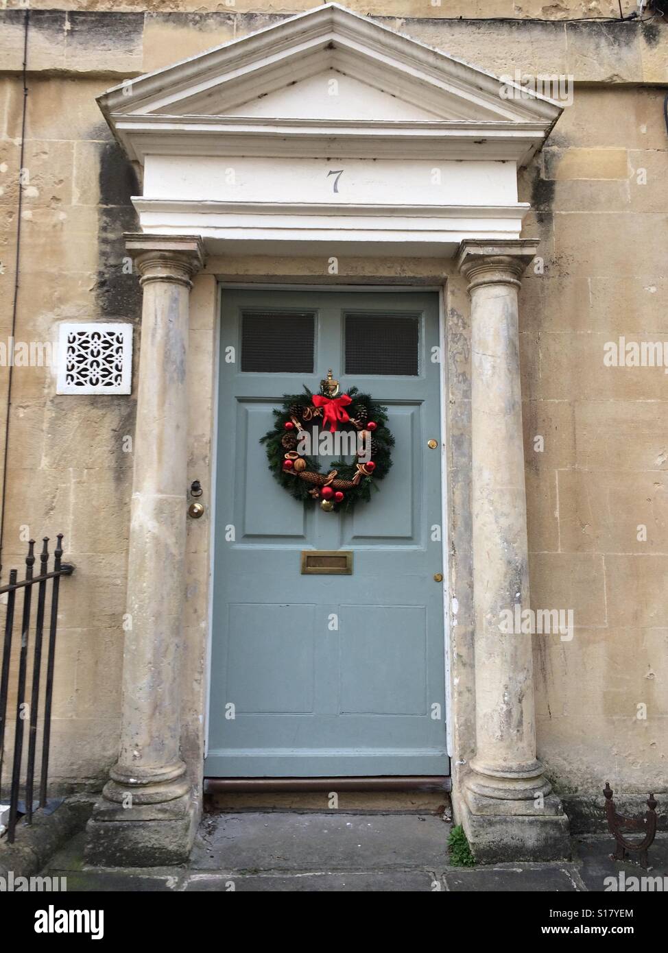 Georgian house, Bath Spa, Avon - Smartphone Captured Stock Image