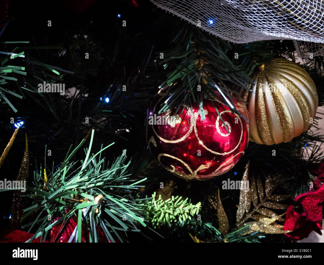 Christmas tree - Smartphone Captured Stock Image