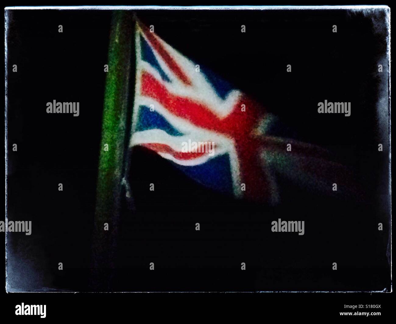 Union Jack, Bawdsey, Suffolk, England. - Smartphone Captured Stock Image