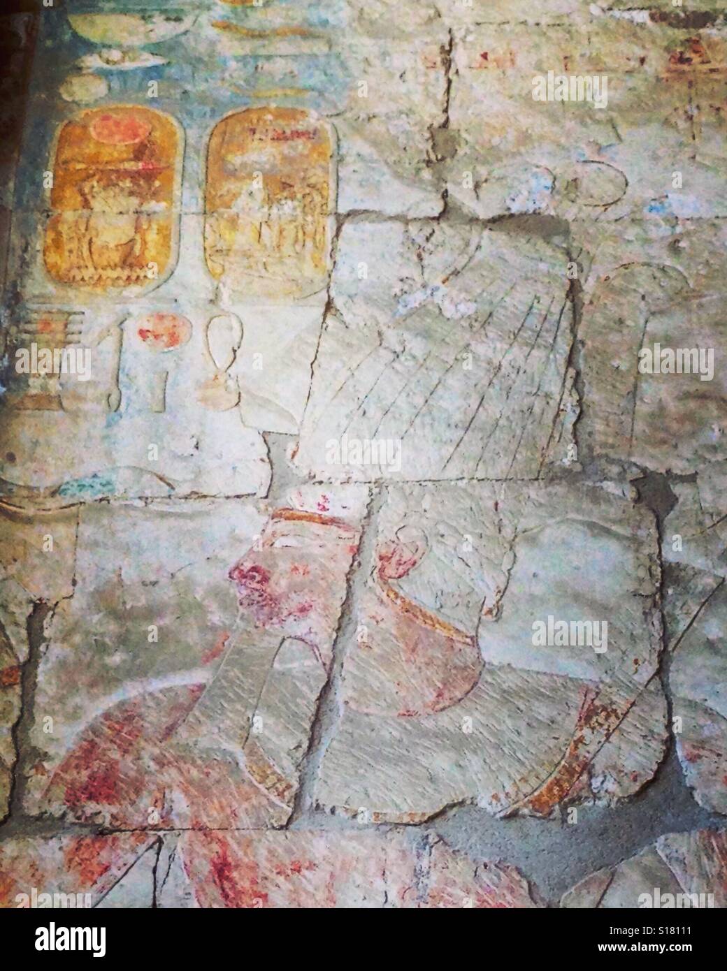 A pharaoh's face - Smartphone Captured Stock Image