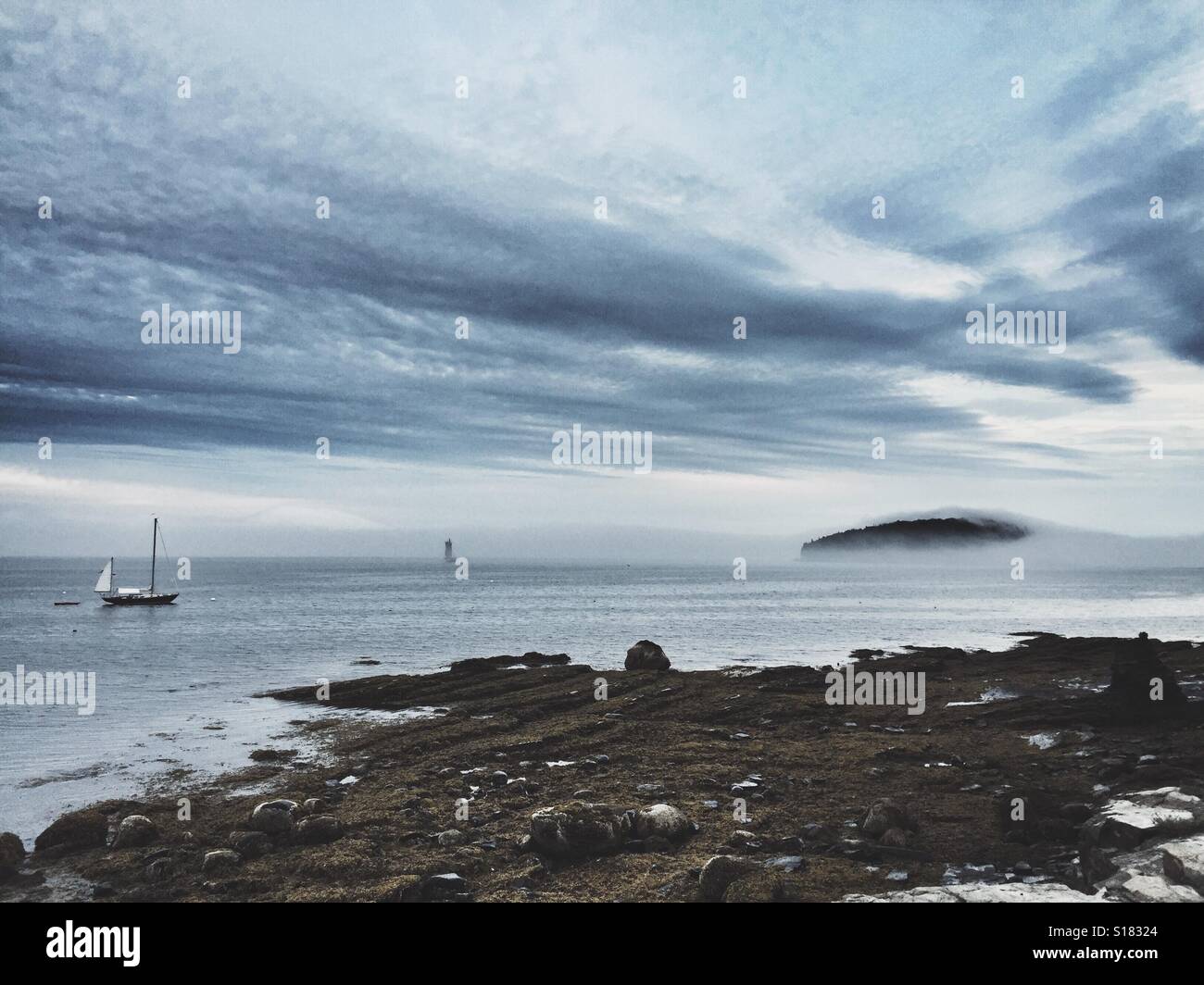 Ocean view - Smartphone Captured Stock Image