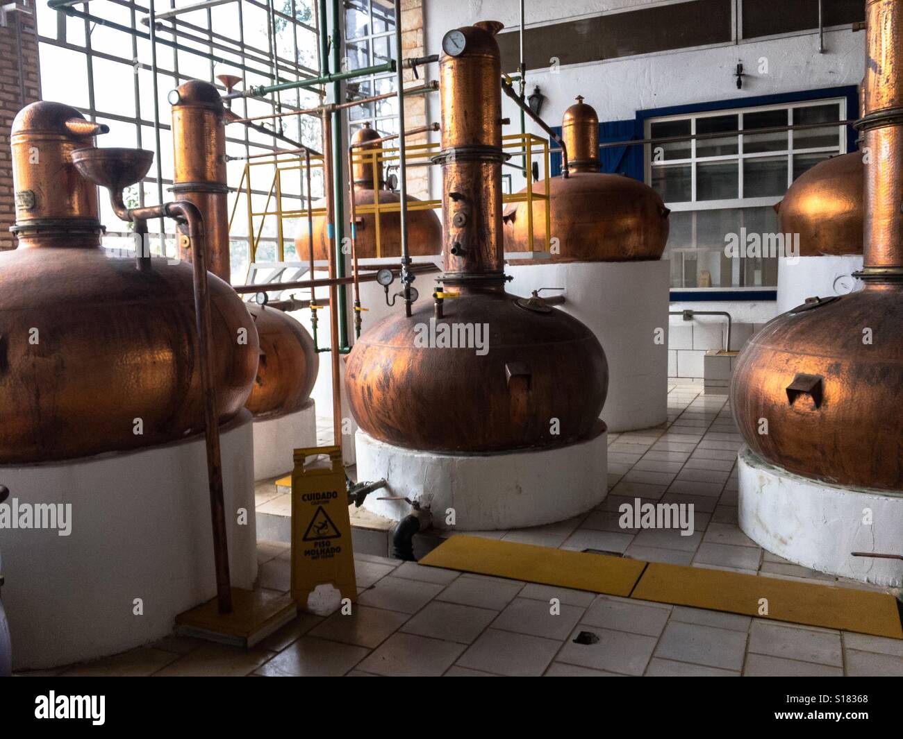 Cachaça production - Smartphone Captured Stock Image