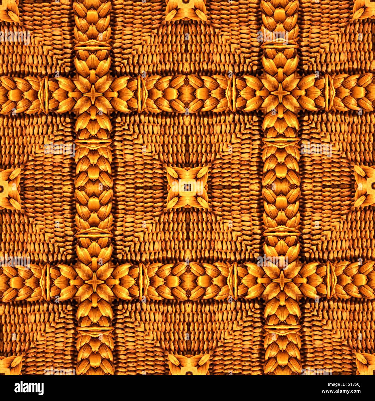 Square basket weave design Stock Photo Alamy