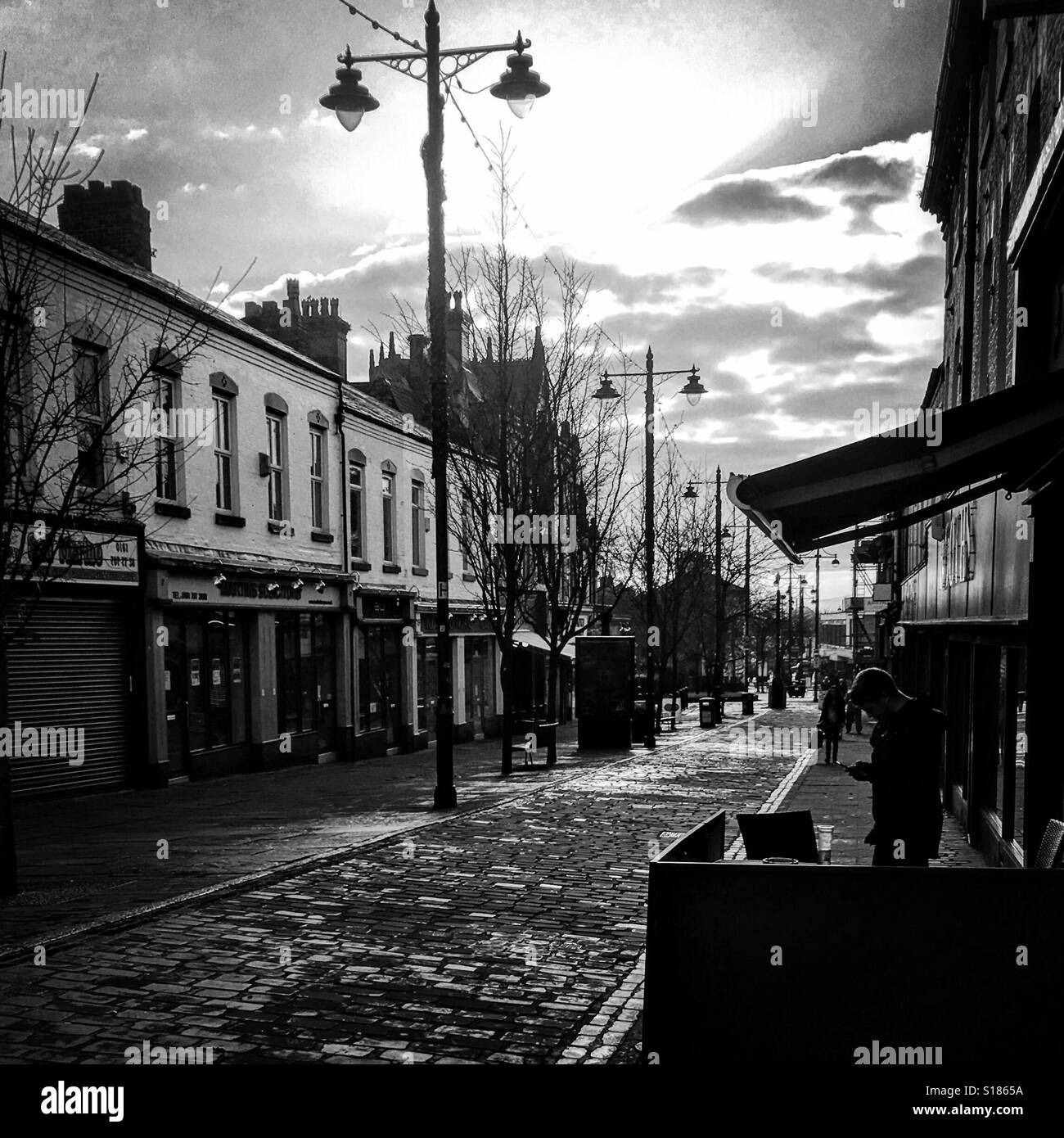 Church Street in Eccles Stock Photo Alamy