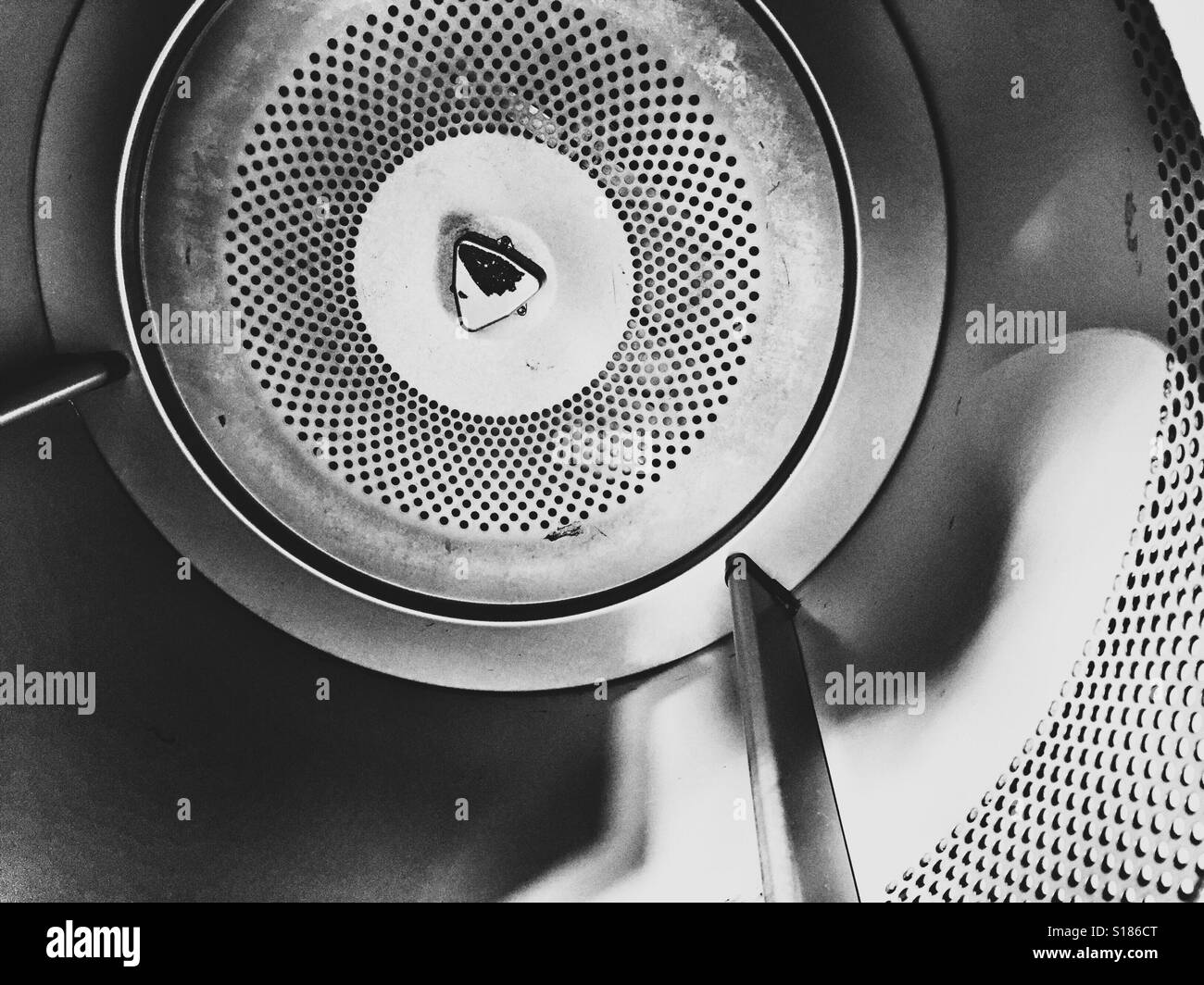 Inside of a dryer Stock Photo Alamy