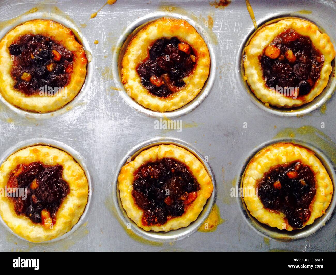 Homemade mince pies - Smartphone Captured Stock Image