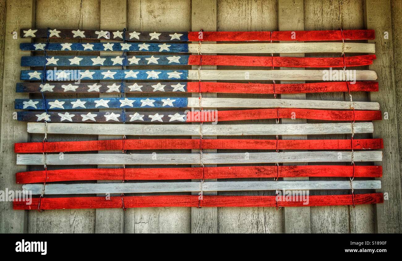Americana flag Stock Photo