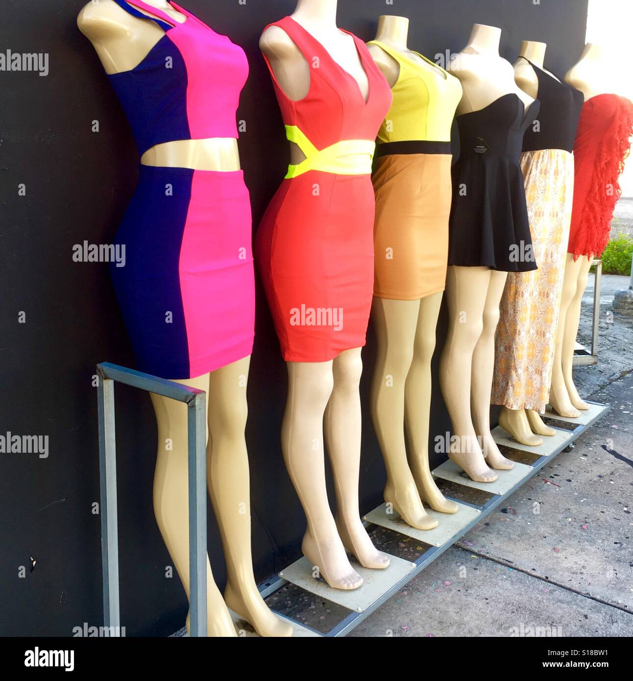 Mannequin clothing display Stock Photo