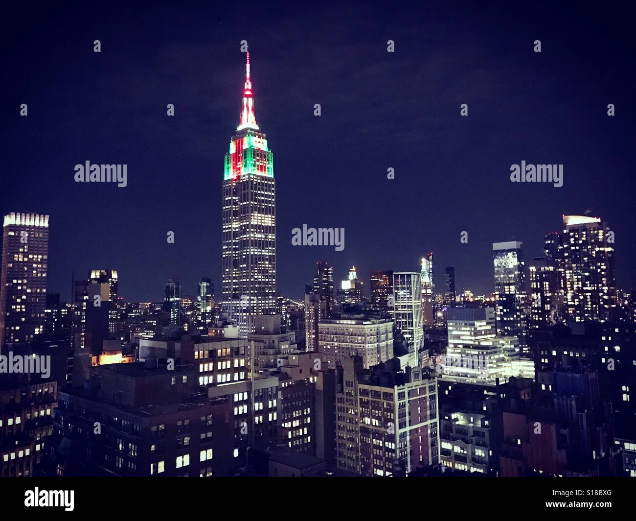 Empire State Building in NYC - Smartphone Captured Stock Image